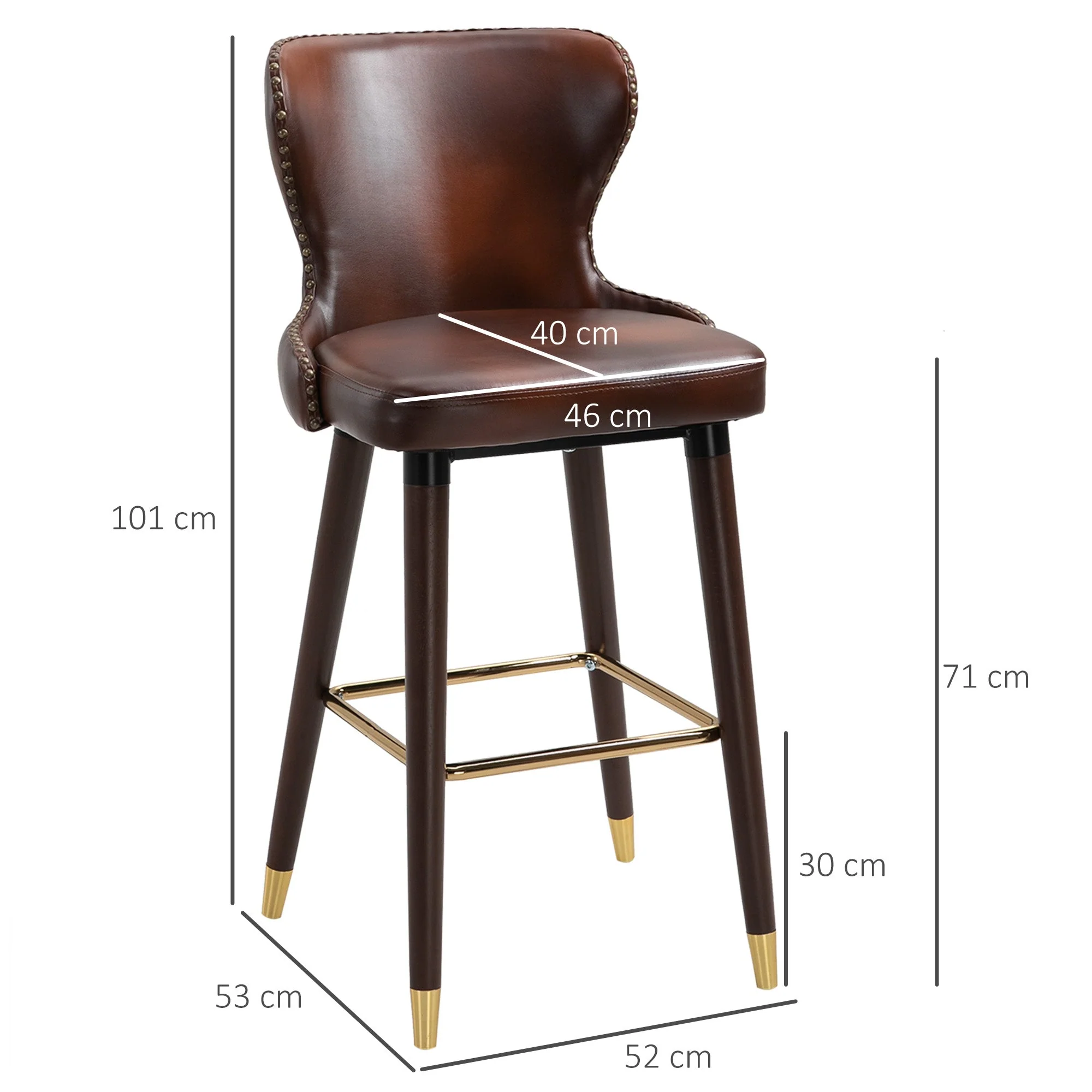 Bar Stools Set of 2 - Image 3