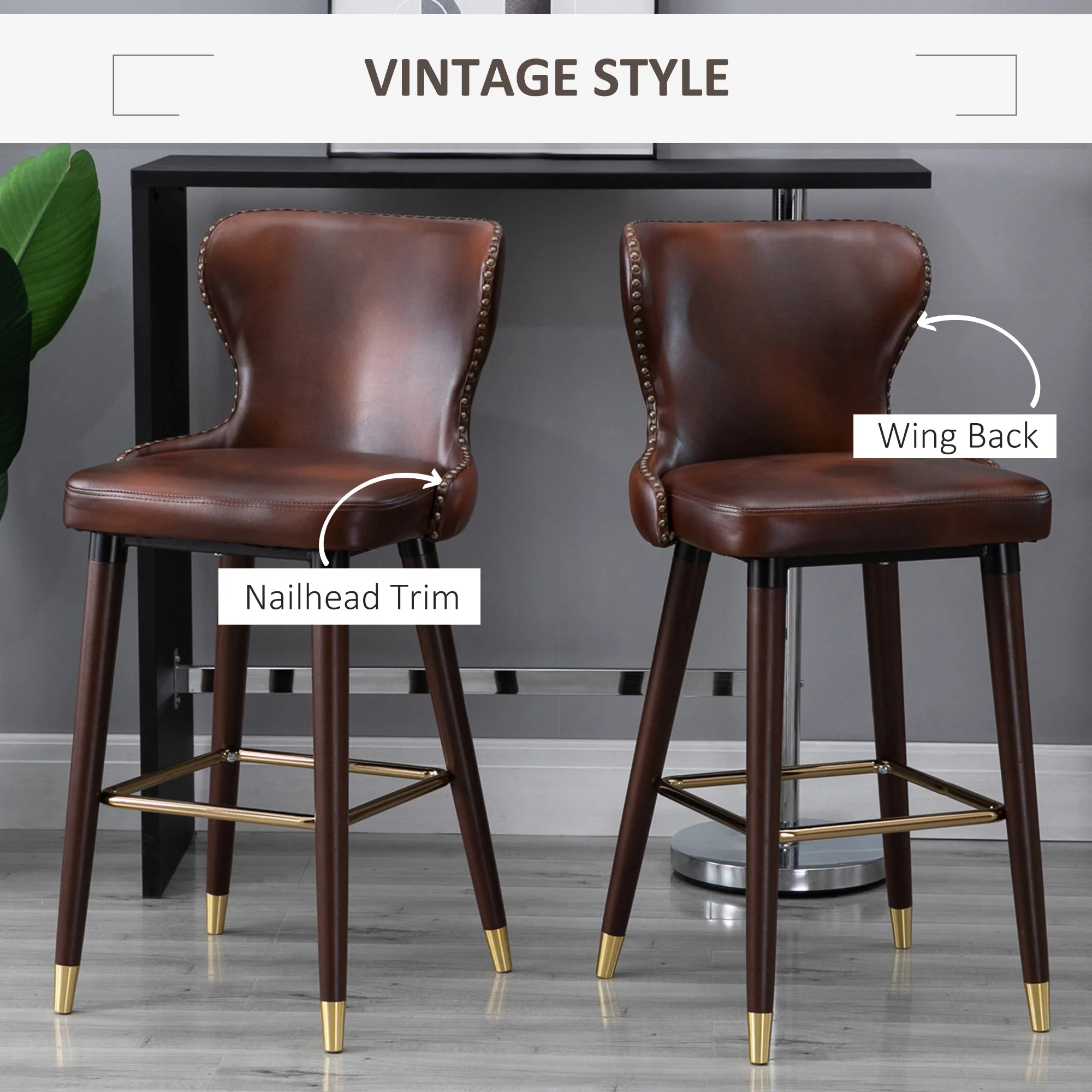 Bar Stools Set of 2 - Image 4