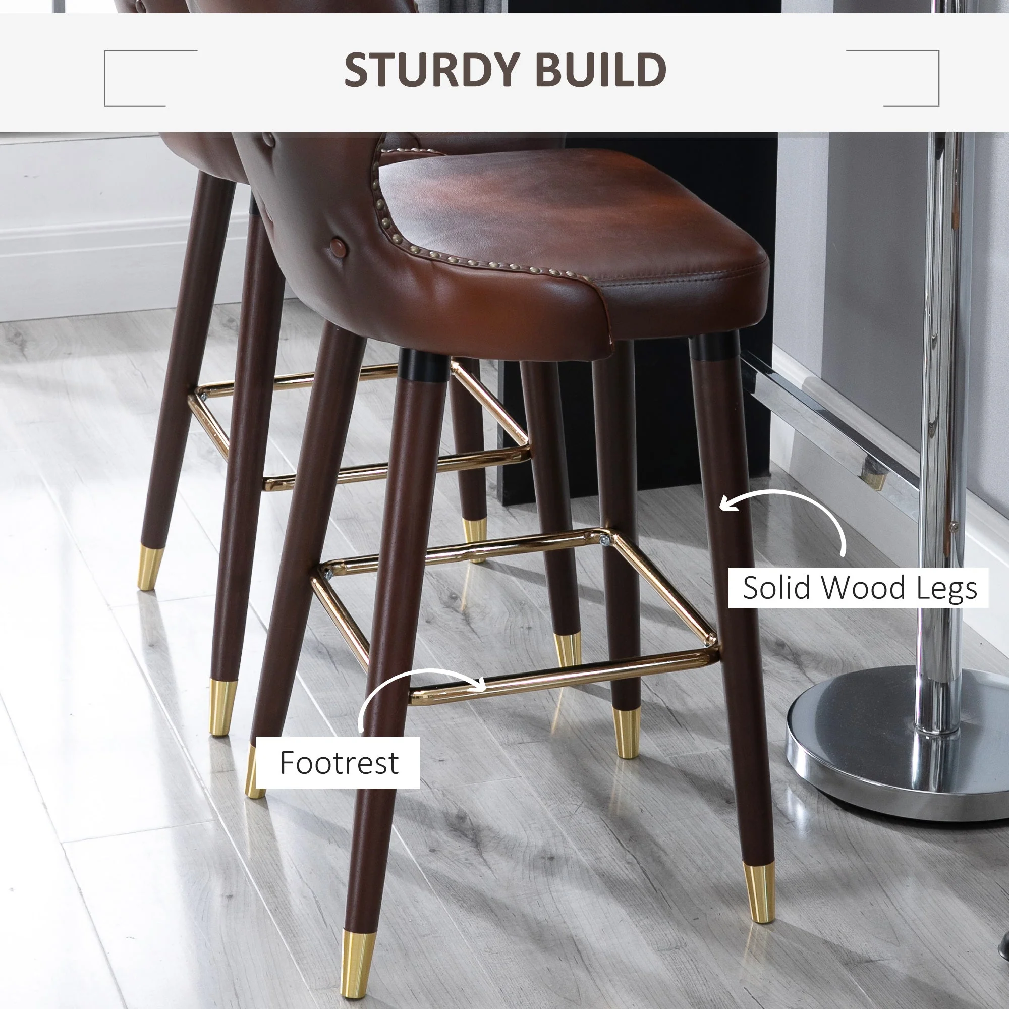 Bar Stools Set of 2 - Image 5