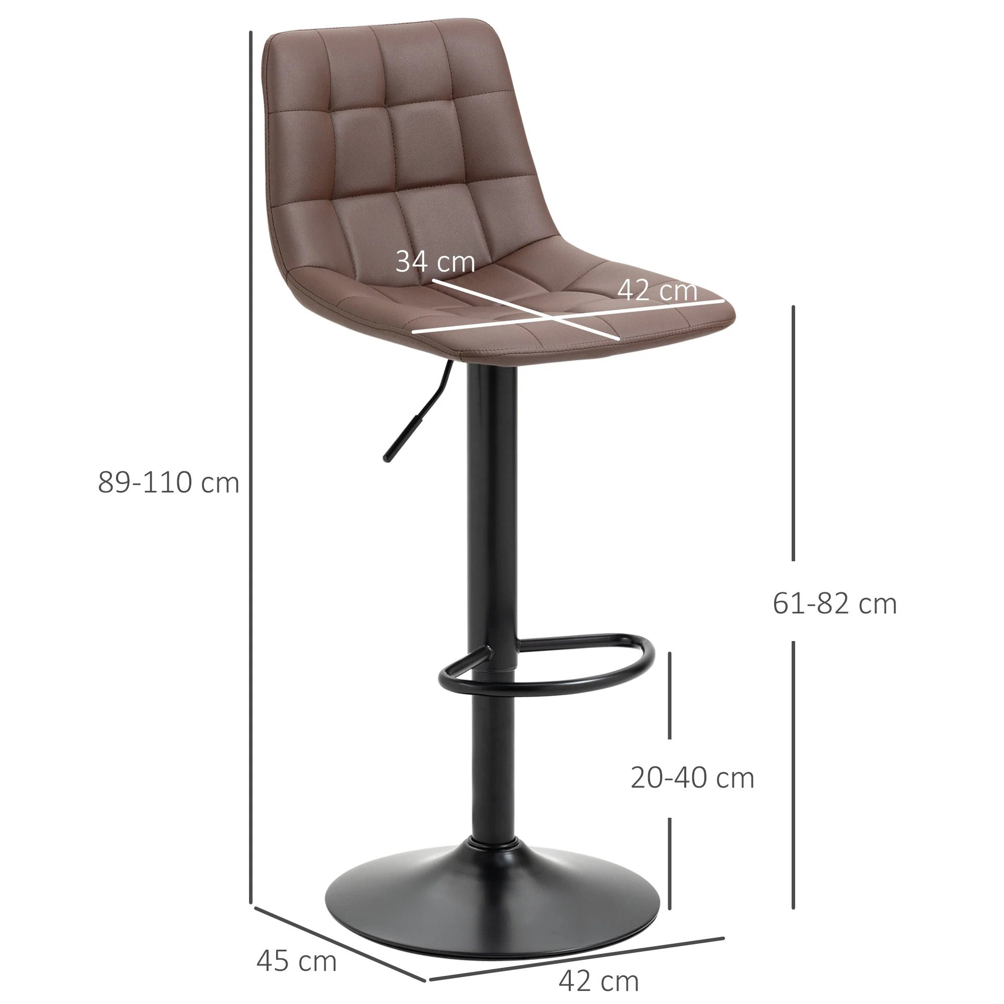 Bar Stools Set of 2 - Image 3
