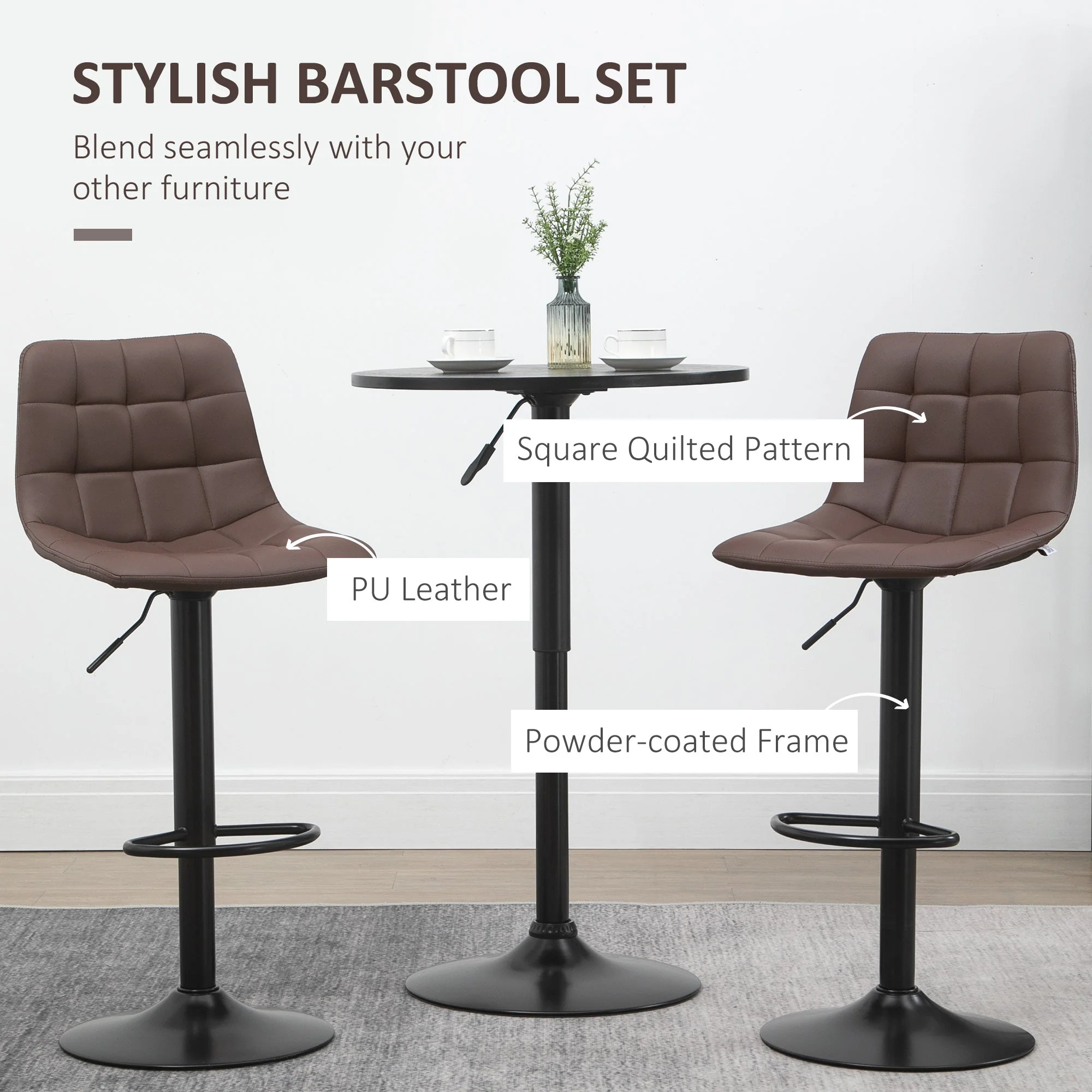 Bar Stools Set of 2 - Image 5