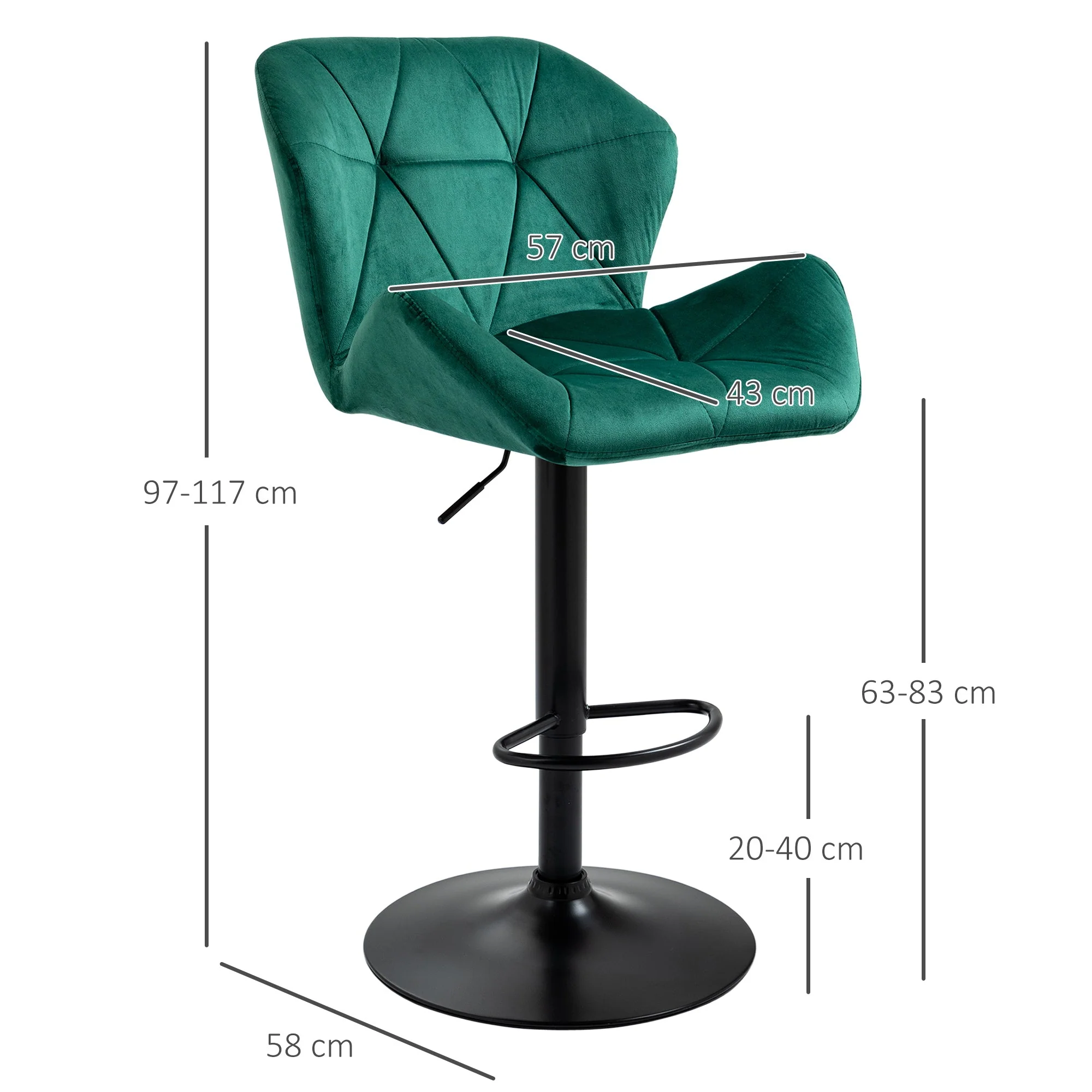Bar Stools Set Of 2 - Image 3