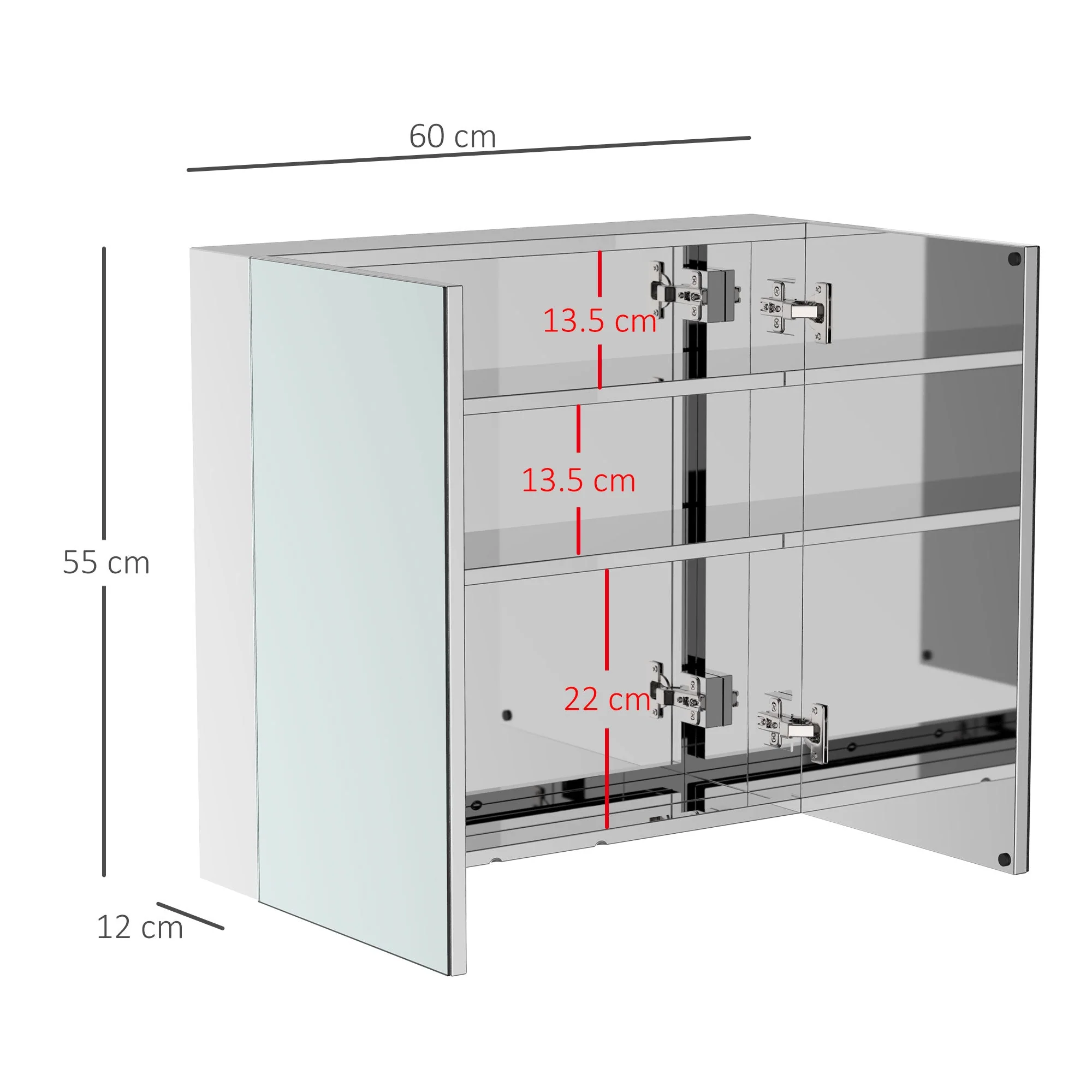Bathroom Mirror Cabinet - Image 3