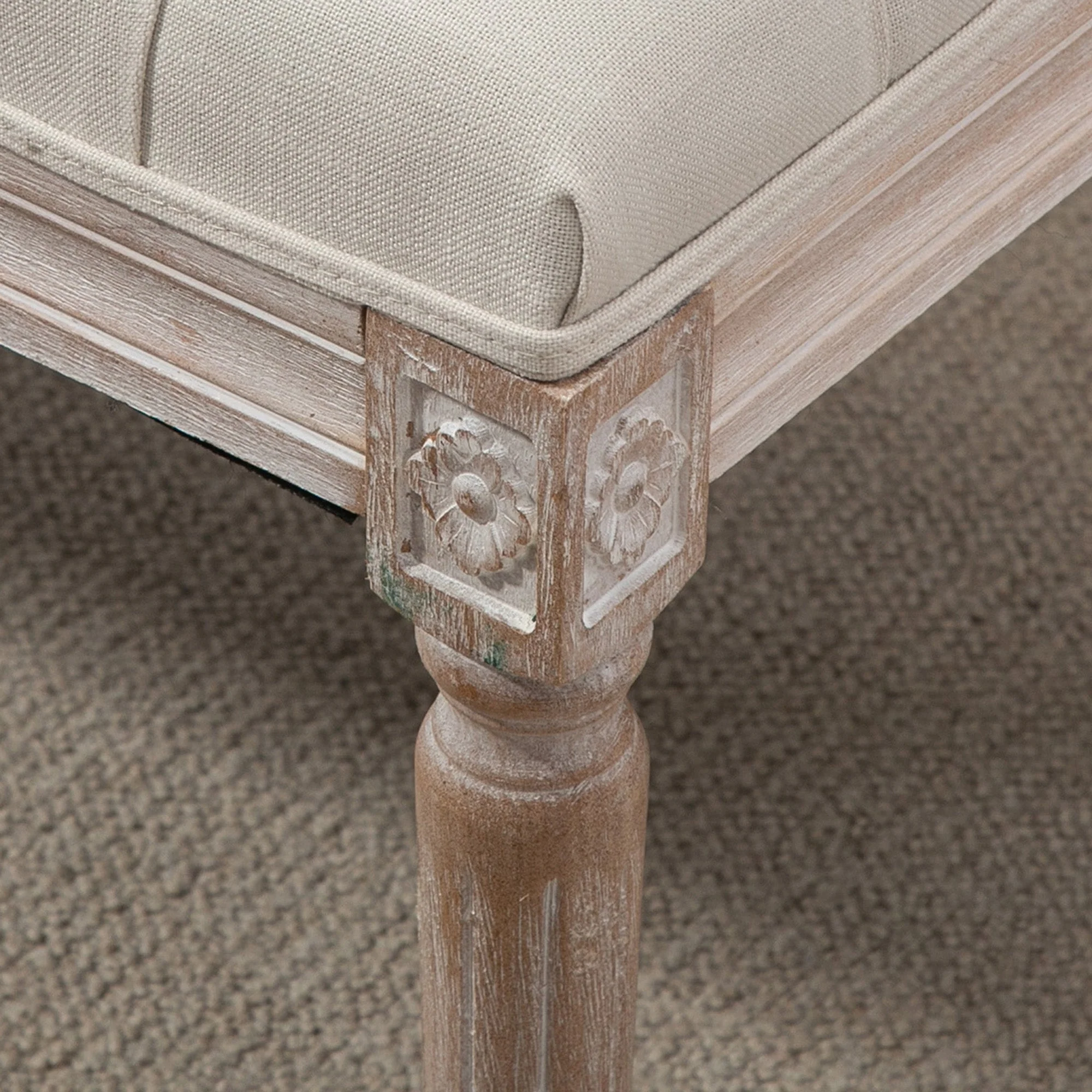 Bed End Stool Accent Bench - Image 9