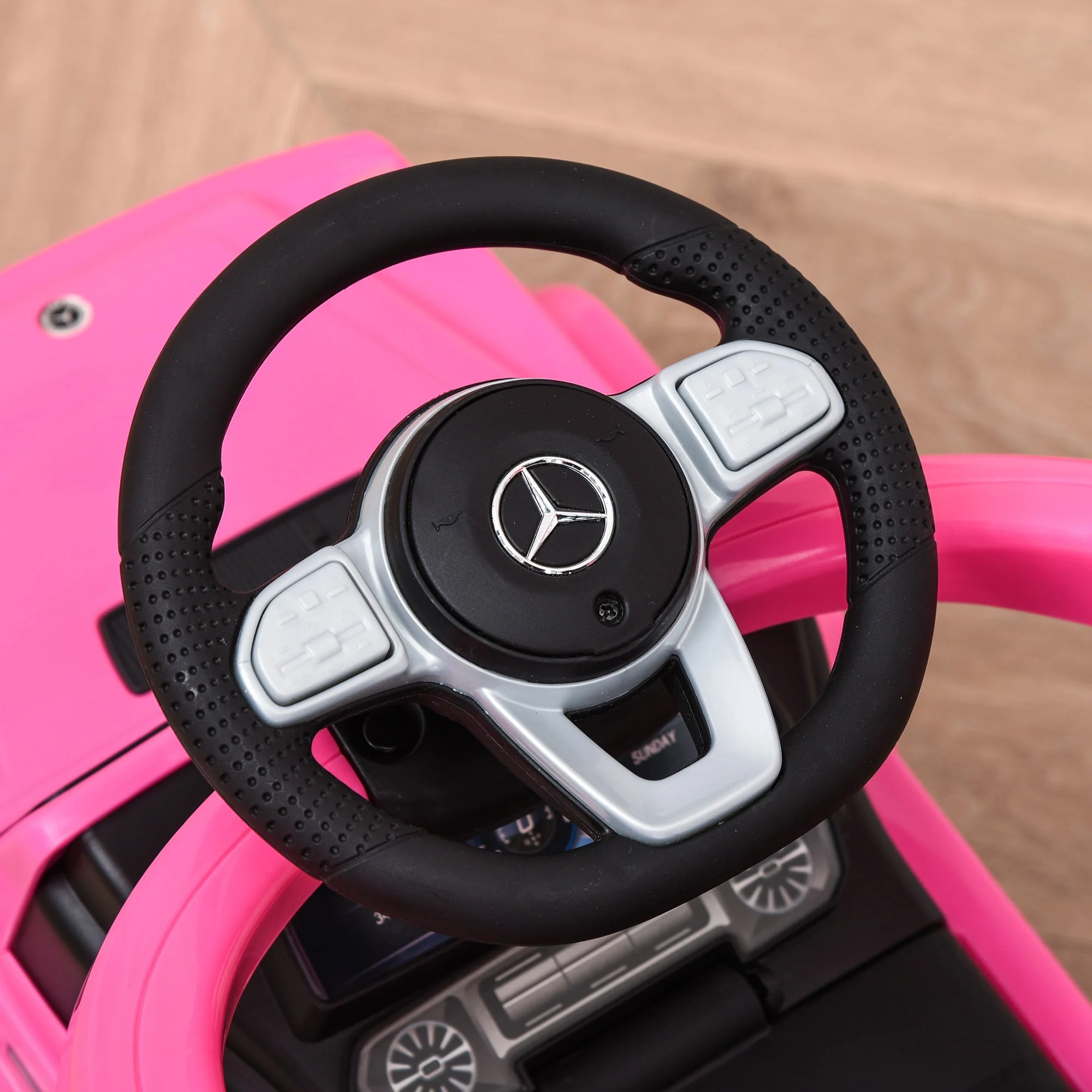 Benz G350 Ride-On Push Along Car Sliding Walker Floor Slider Stroller Toddler Vehicle - Image 8