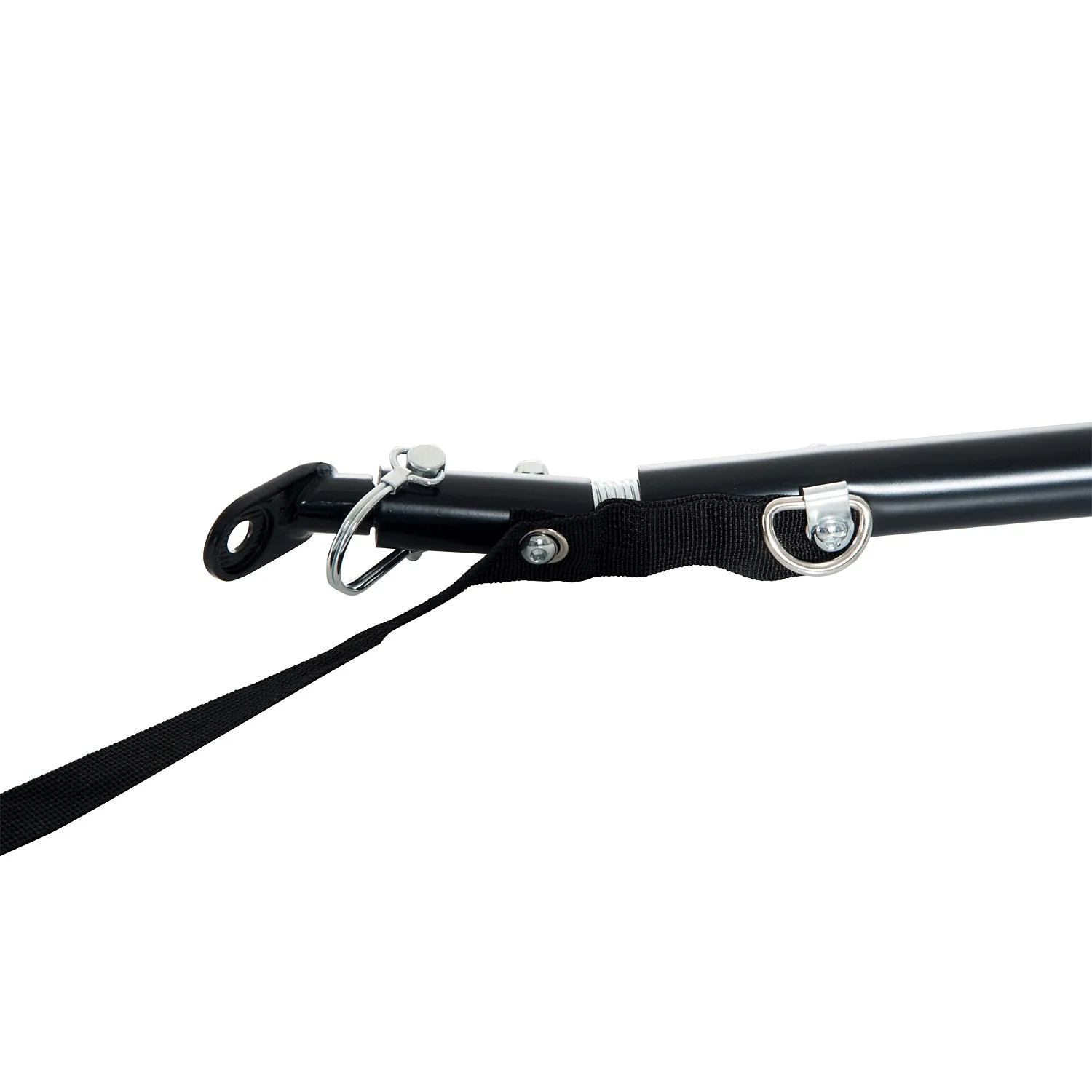 Bike Cargo Trailer in Steel Frame Extra Bicycle Storage Carrier with Hitch-Black - Image 9