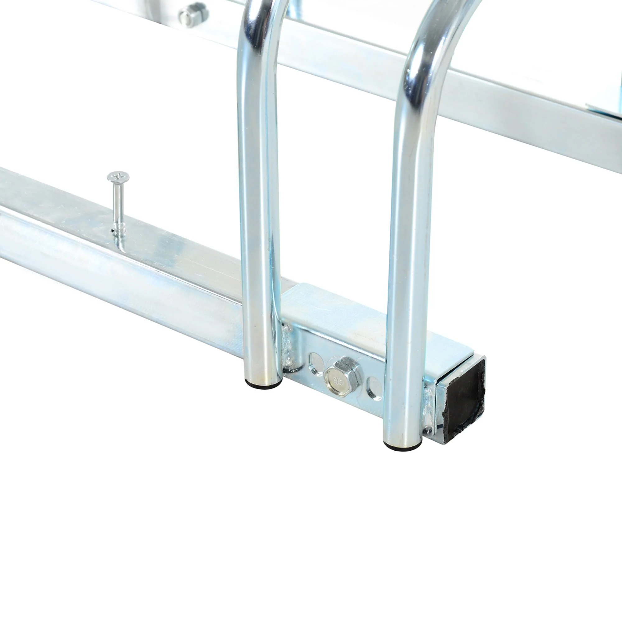 Bike Stand Parking Rack Floor or Wall Mount Bicycle Cycle Storage Locking Stand 5 Racks - Image 8