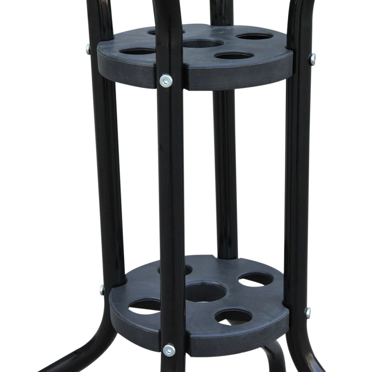 Bistro Table Outdoor Tempered Glass Top Table Garden Round Dining Table - 60cm Diameter - Image 7