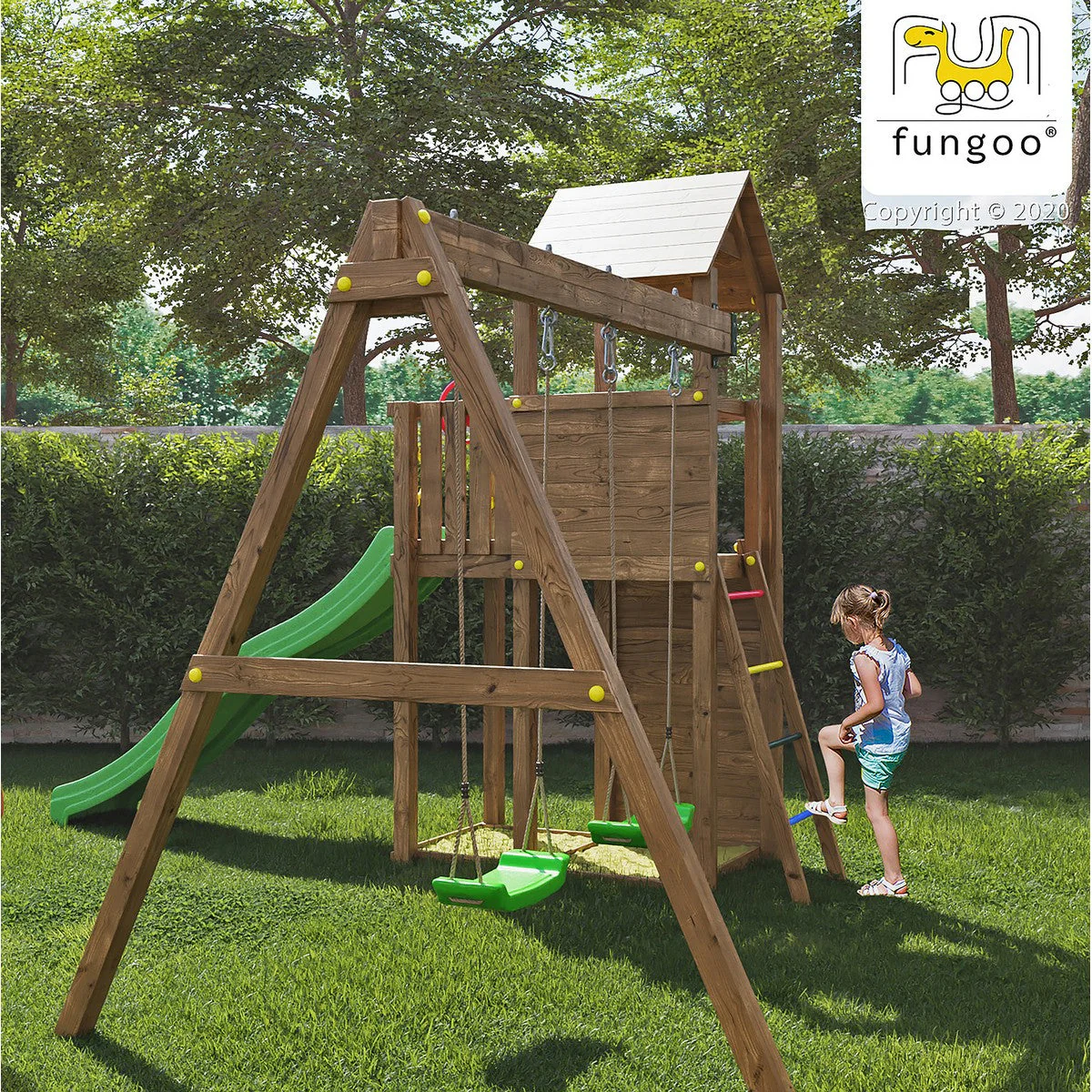 Boomer Garden Playfort by Shire - Image 6