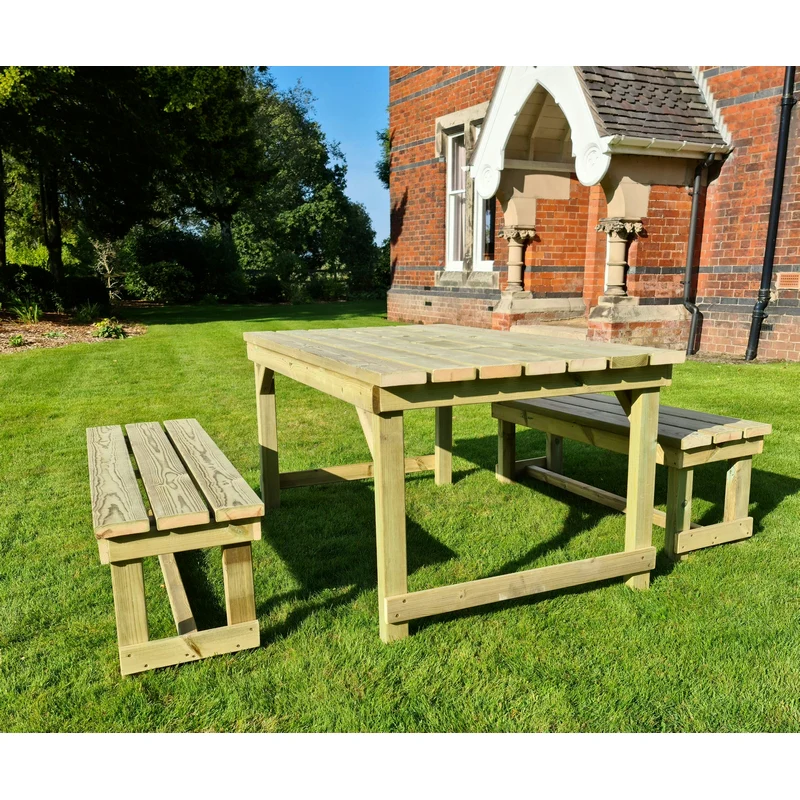 Butchers Garden Picnic Table by Churnet Valley - 6 Seats - Image 2