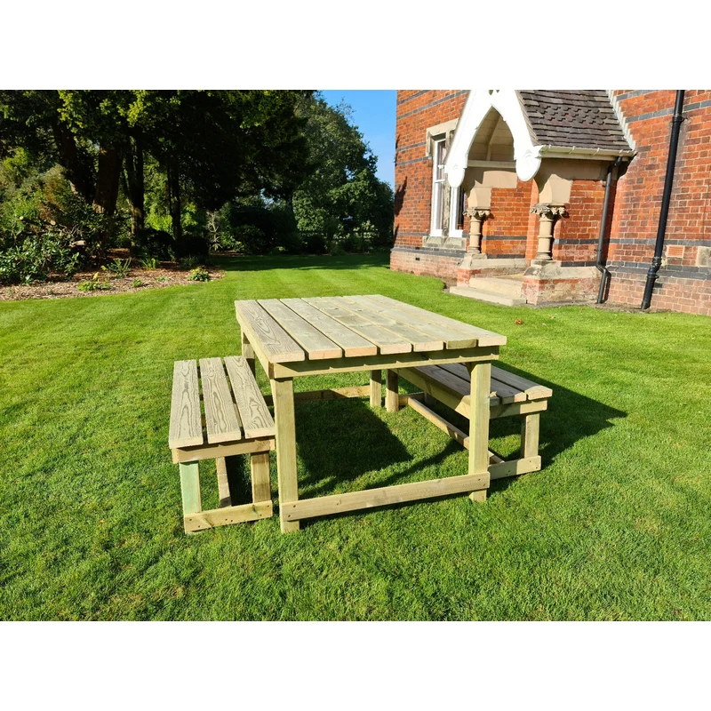 Butchers Garden Picnic Table by Churnet Valley - 6 Seats - Image 3