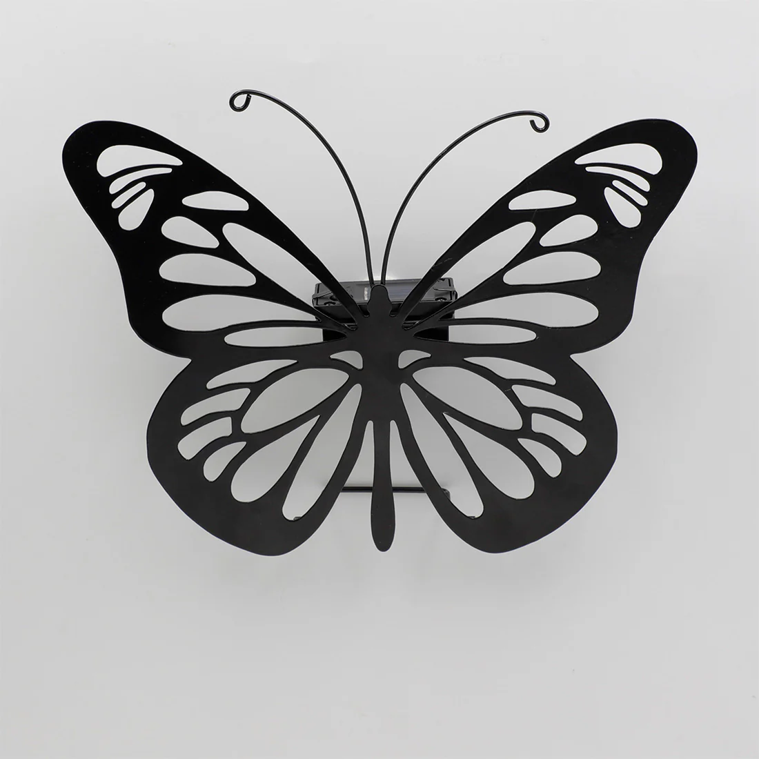 Butterfly Graphic Solar Garden Wall Light Warm White LED - 25cm by Bright Garden - Image 2