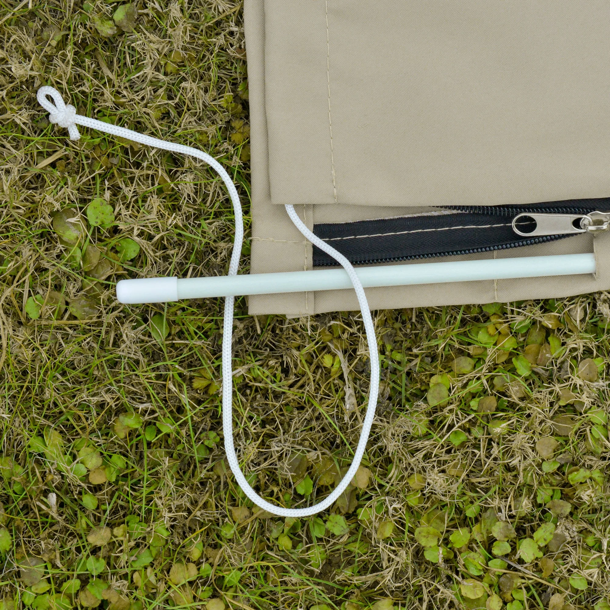 Cantilever Umbrella Cover Outdoor Parasol UV Protector Garden with Rod - Image 6