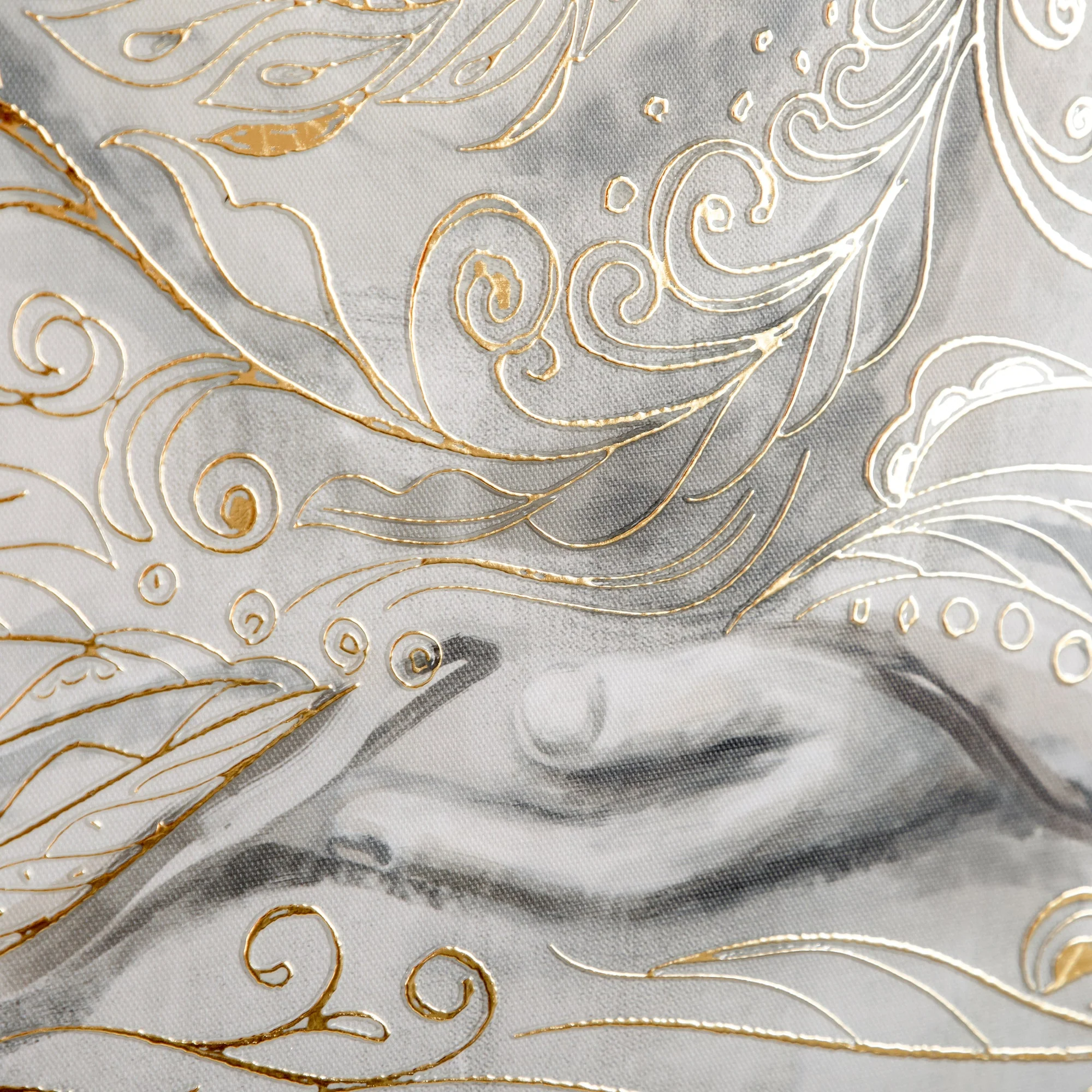 Canvas Wall Art Gold Textured Buddha Sit in Meditation - Image 9