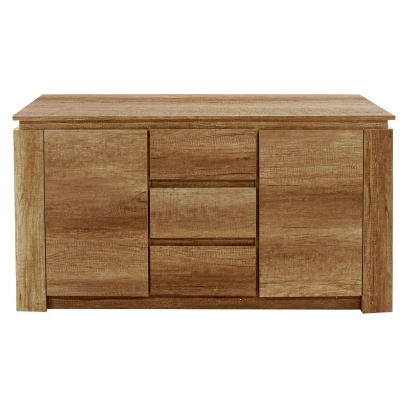 Canyon Large Sideboard Natural 2 Doors 4 Shelves 3 Drawers - Image 2