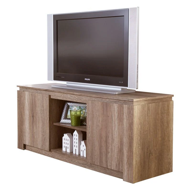 Canyon TV Unit Natural 2 Shelves 2 Doors - Image 2