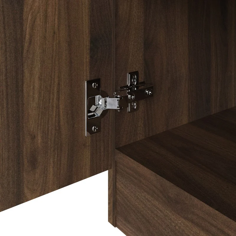 Catania Sideboard Dark Brown 2 Doors 2 Shelves 2 Drawers - Image 4