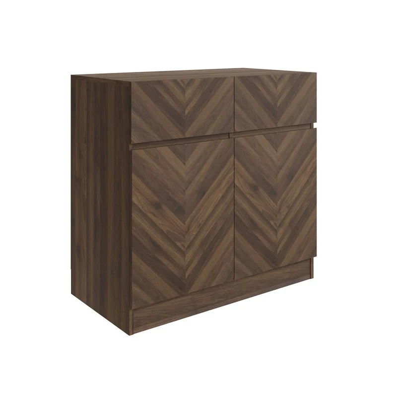 Catania Sideboard Dark Brown 2 Doors 2 Shelves 2 Drawers - Image 6