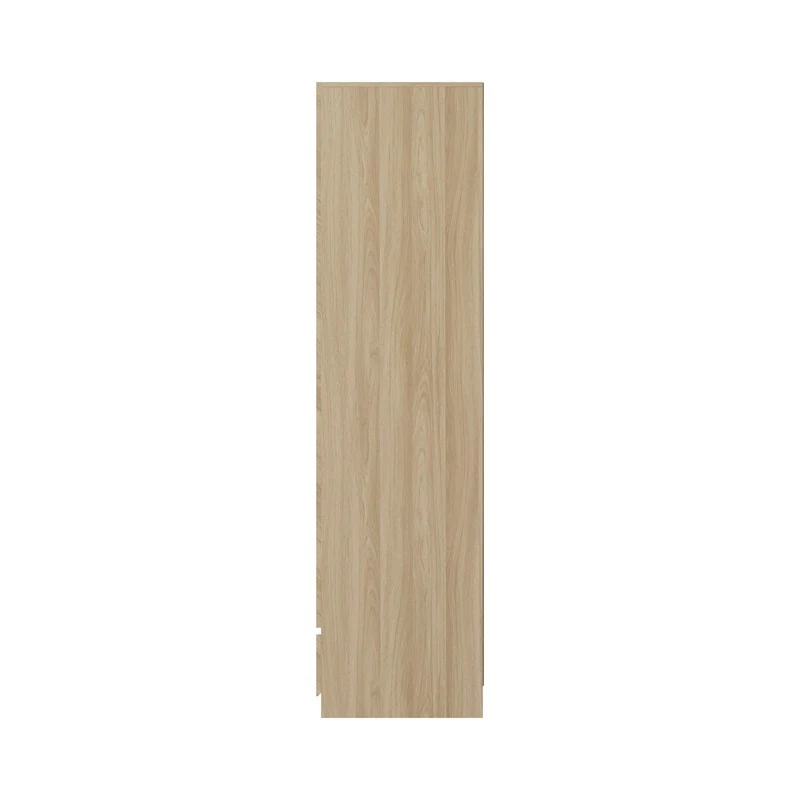 Catania Tall Wardrobe Light Brown 2 Doors 1 Drawer - Image 3