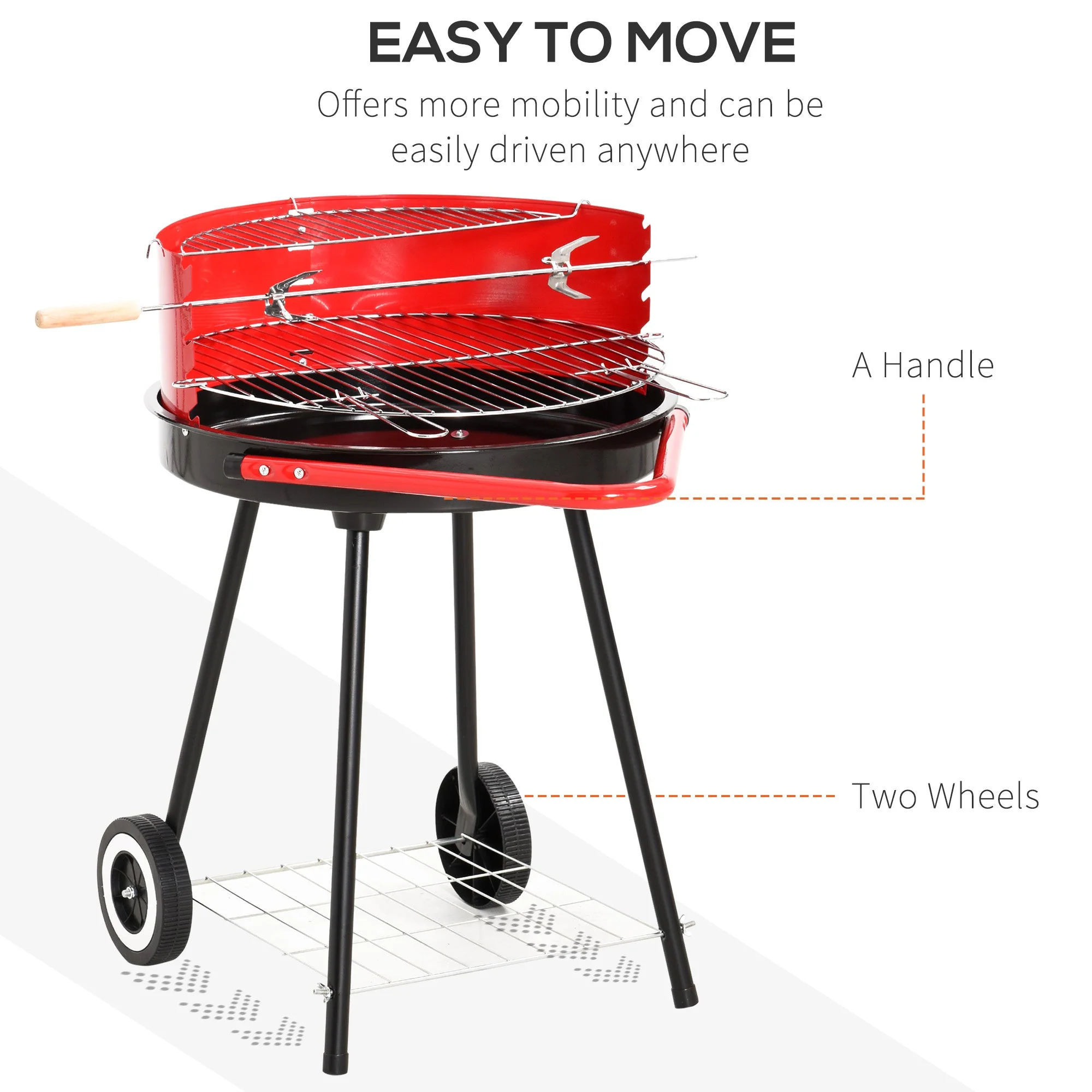 Charcoal Outdoor Barbecue Grill - Image 4