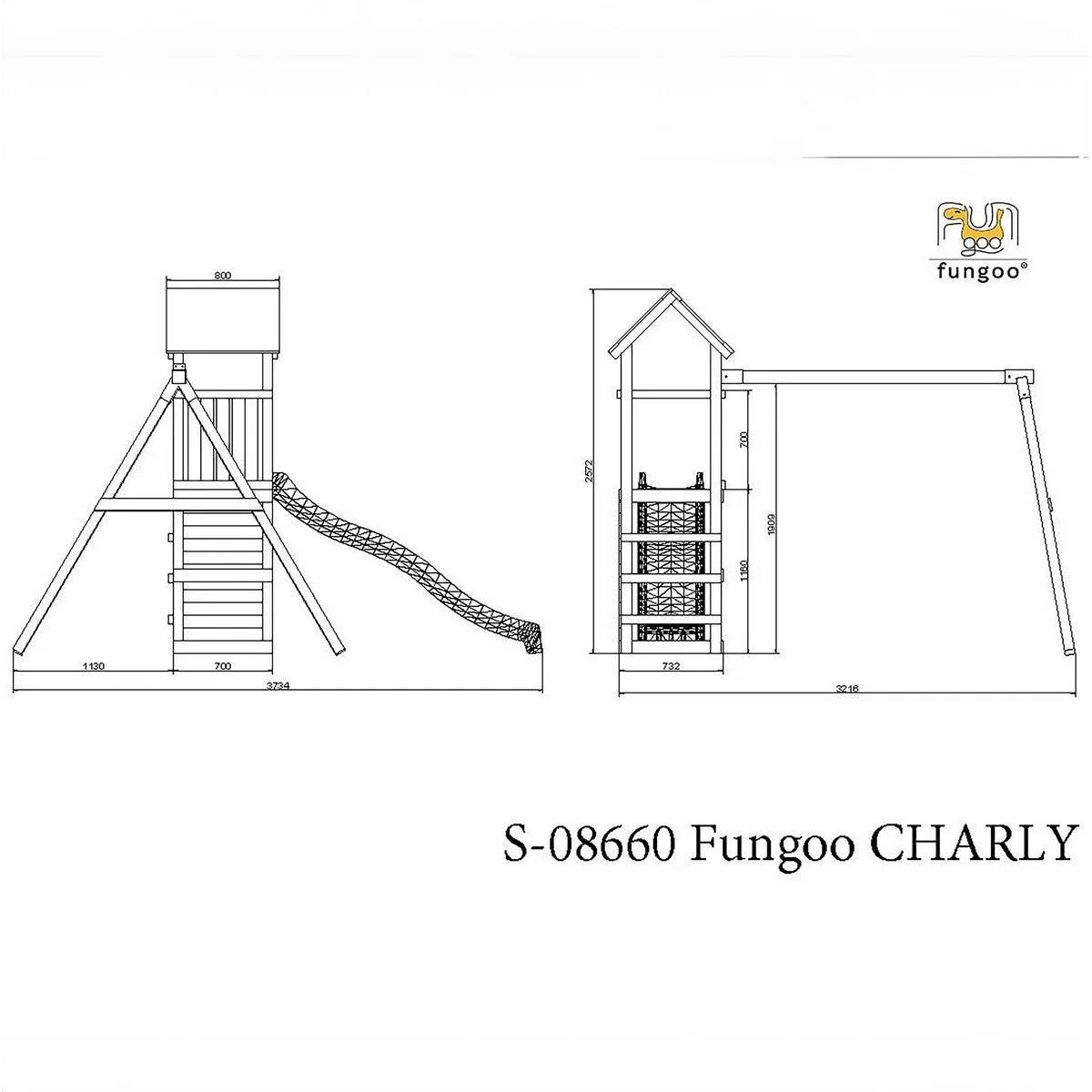 Charly Garden Playfort by Shire - Image 3