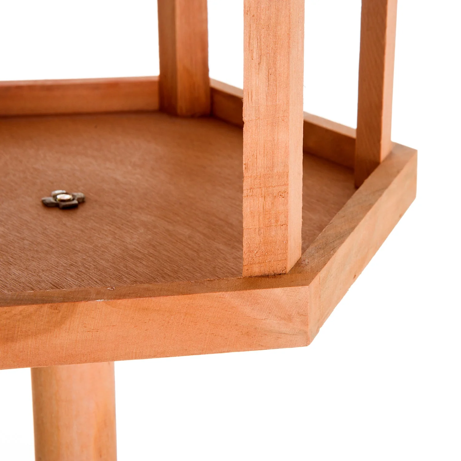 Charm 153cm High Rise Bird Feeder Table Natural by Pawhut - Image 8