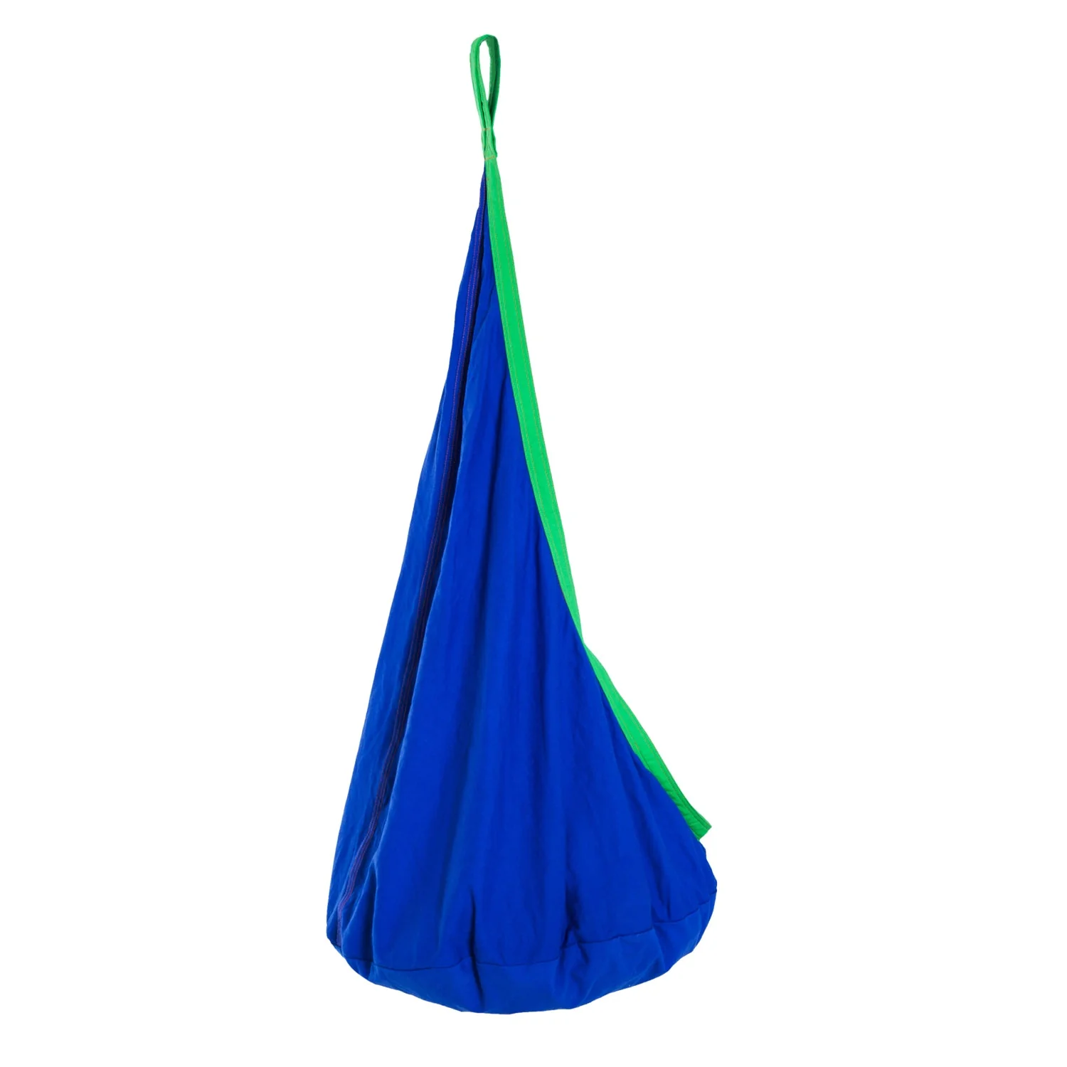 Children's Canvas Hanging Swing Chair Pod Chair Blue - Image 4