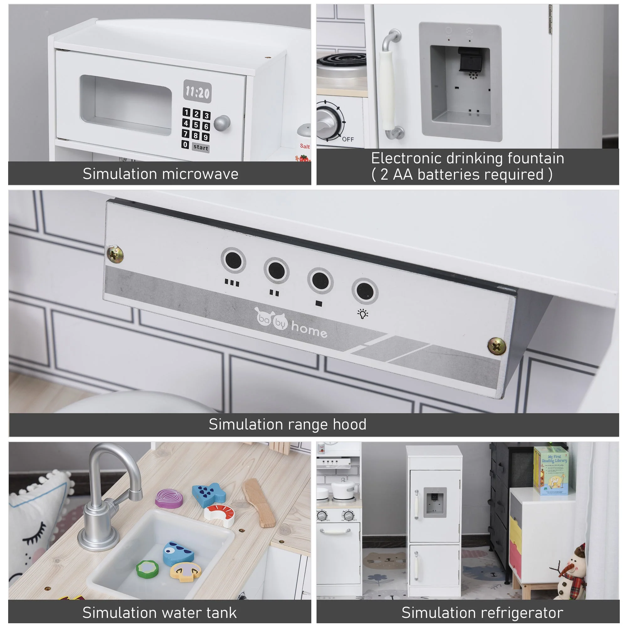 Childrens Electronic Cooking Kitchen Toy w/ Microwave - Image 5