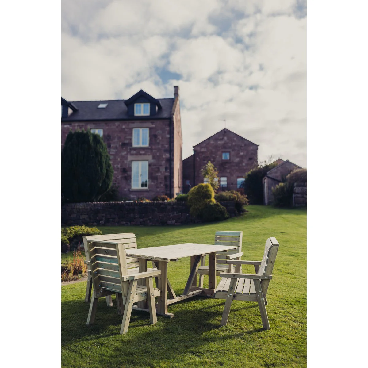 Clover Garden Patio Dining Set by Churnet Valley - 6 Seats - CLOT102 - Image 14