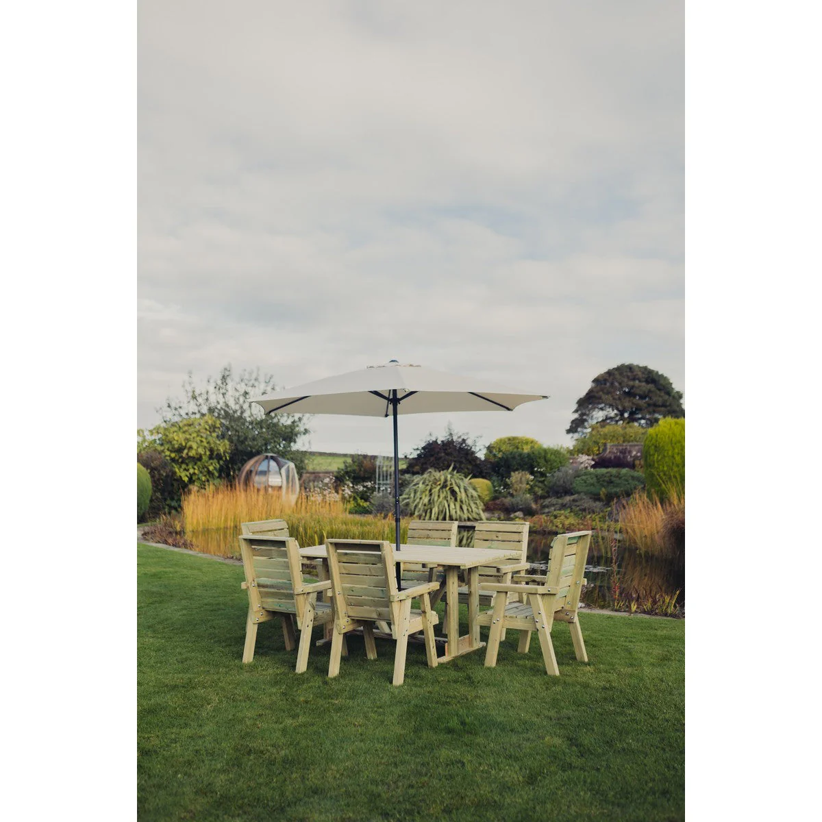 Clover Garden Patio Dining Set by Churnet Valley - 6 Seats - CLOT103 - Image 7