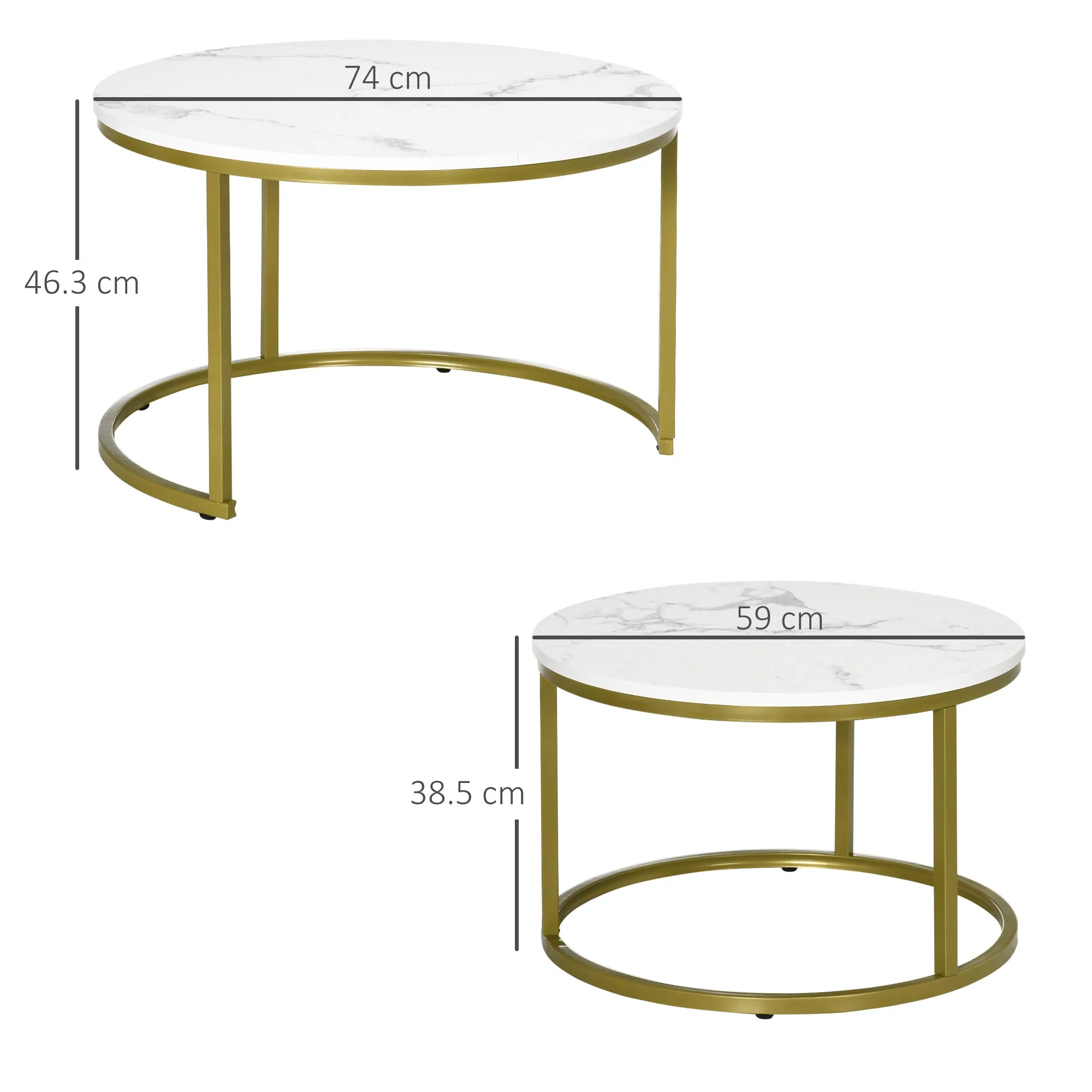 Coffee Table Set of 2 - Image 2