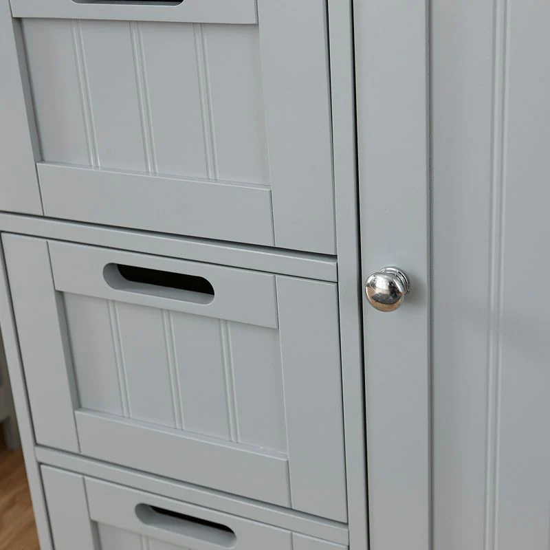 Colonial Cabinet Grey 1 Door 4 Drawers - Image 3