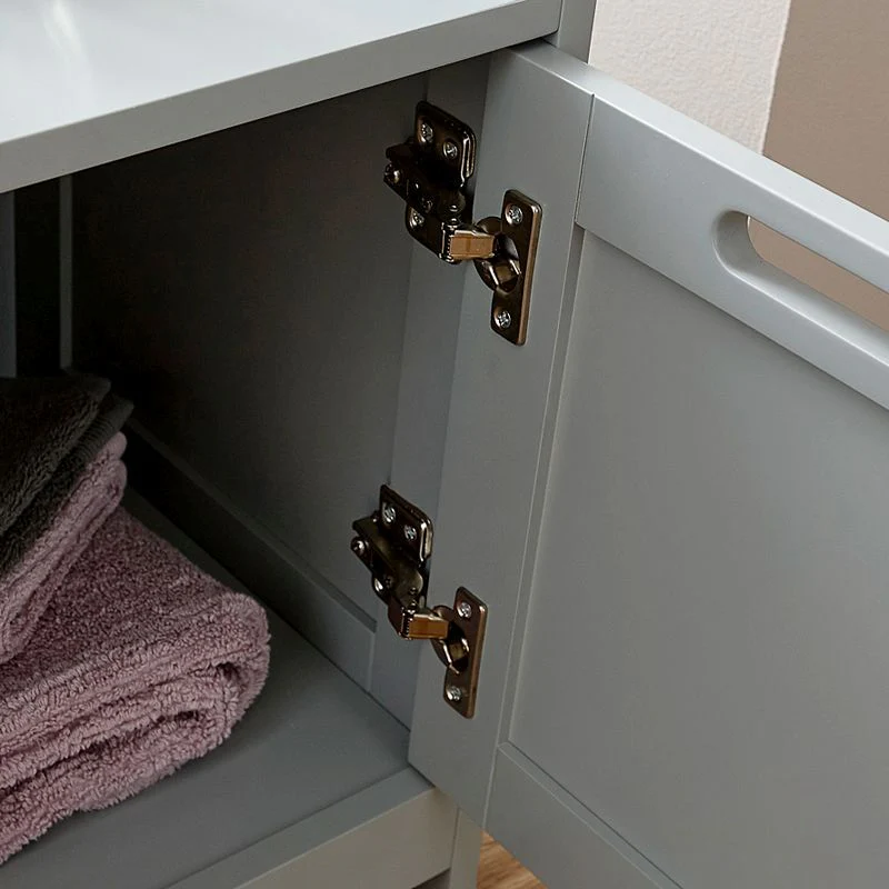 Colonial Cabinet Grey 2 Doors 1 Drawer - Image 5
