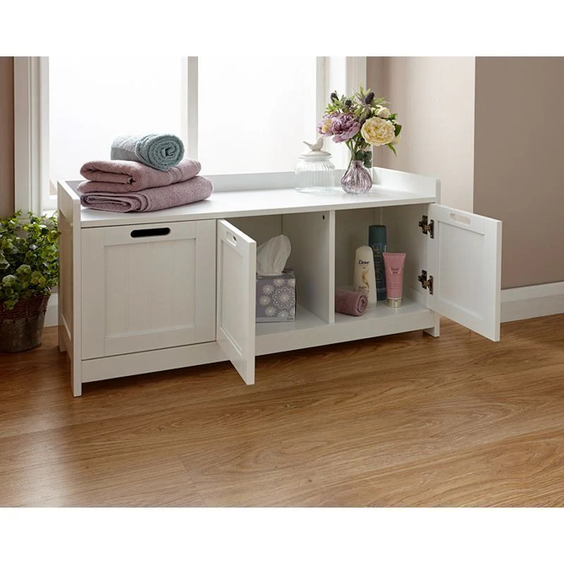 Colonial Cupboard Grey 3 Drawers - Image 2