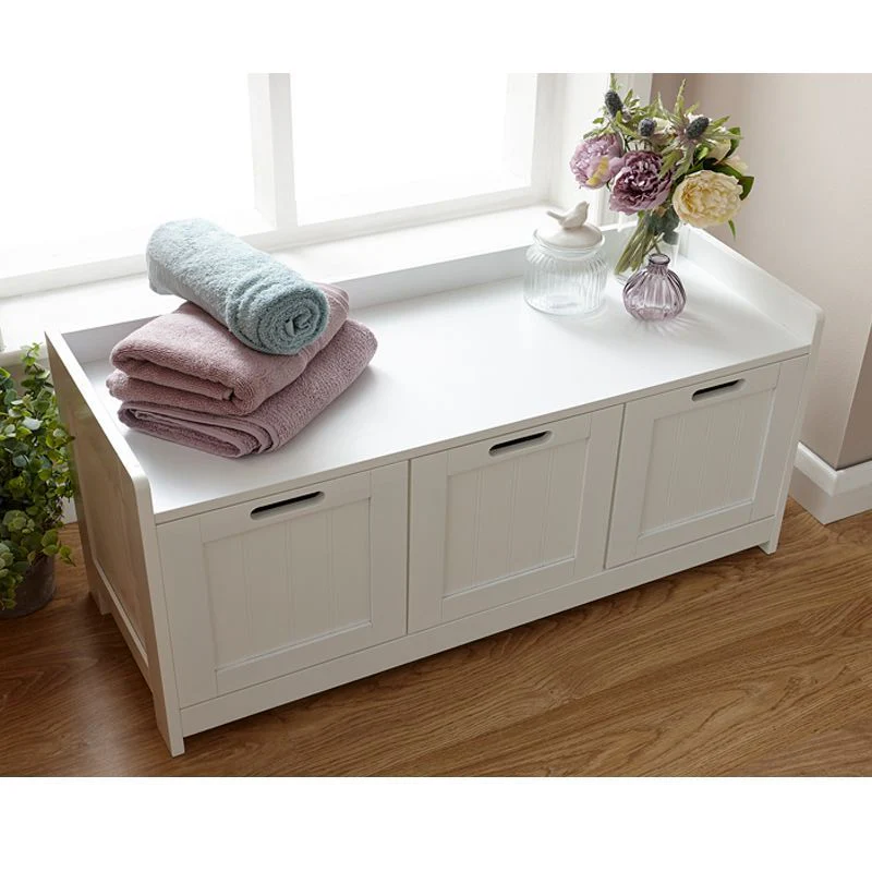 Colonial Cupboard Grey 3 Drawers - Image 3