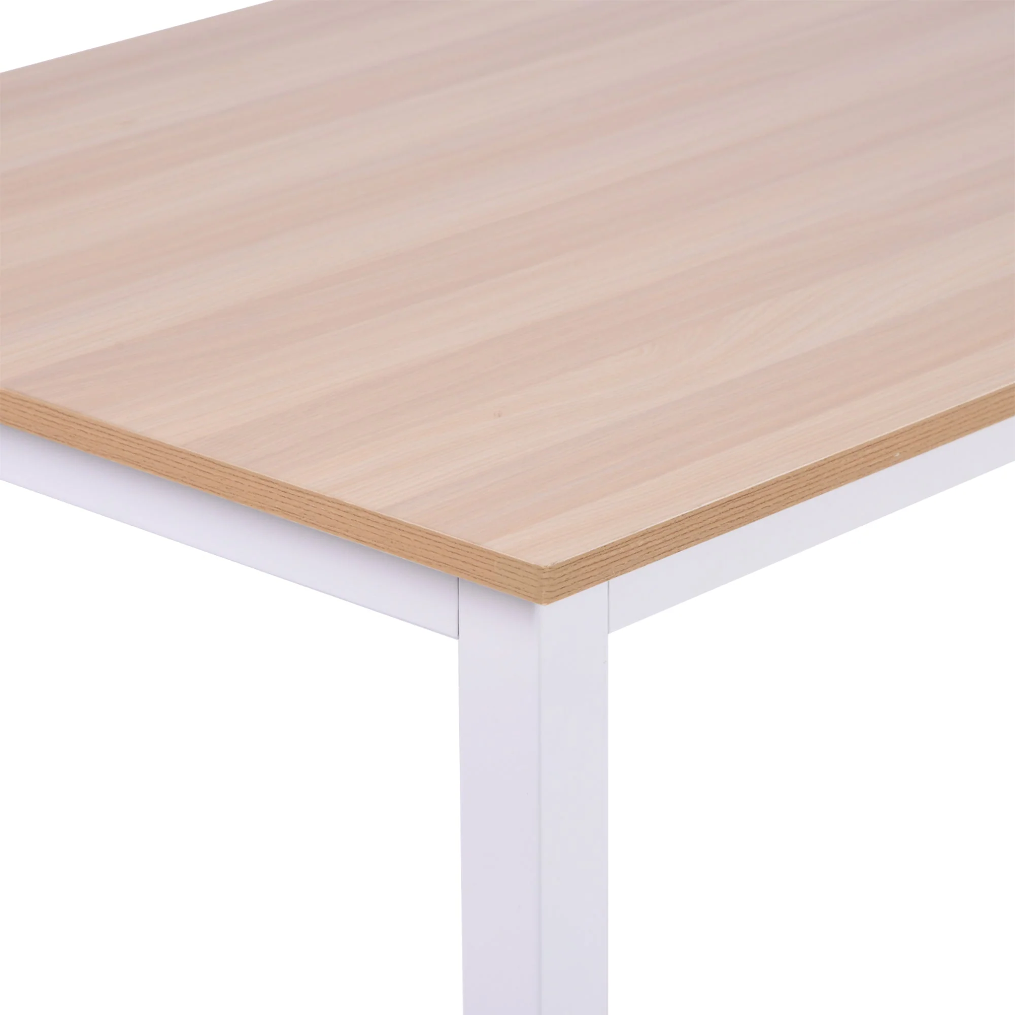 Computer Desk W/ White Metal Frame Medium-density fibreboard - Image 7