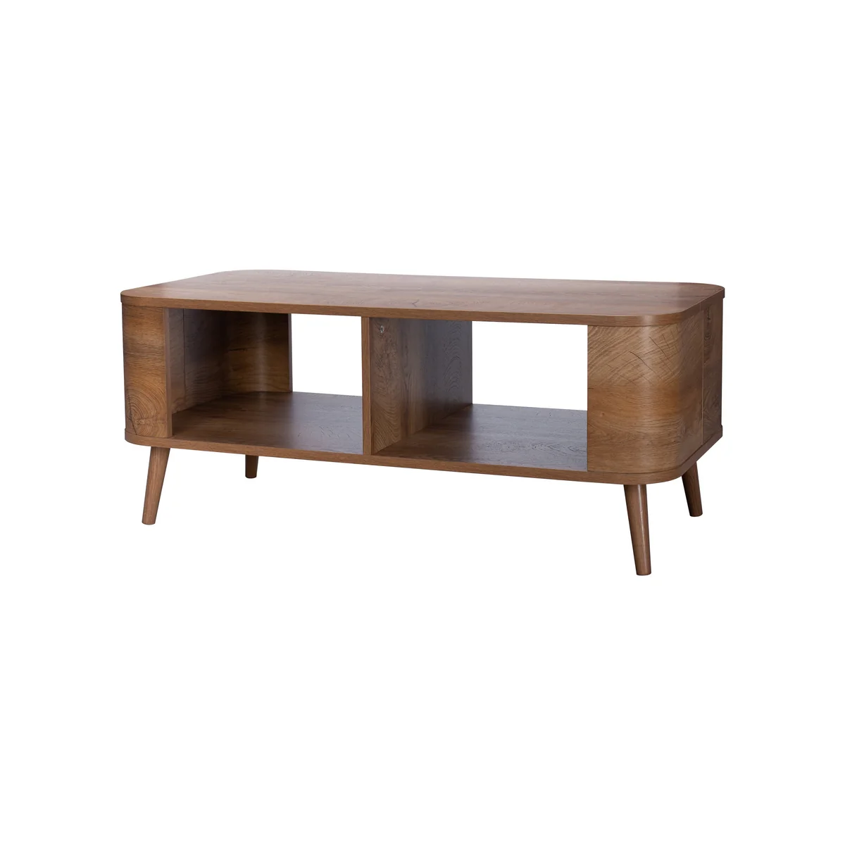 Copenhagen Coffee Table Dark Brown 1 Shelf - Image 2