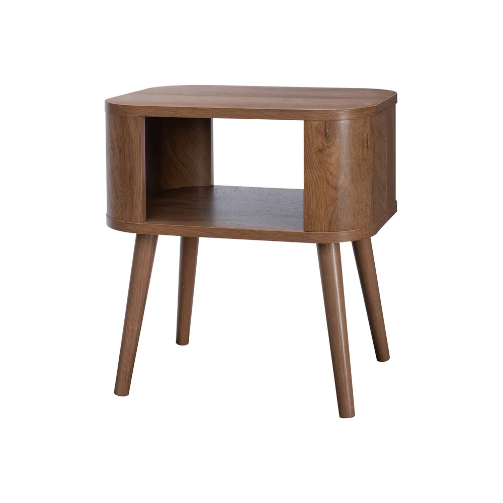Copenhagen Side Table Dark Brown 1 Shelf - Image 2