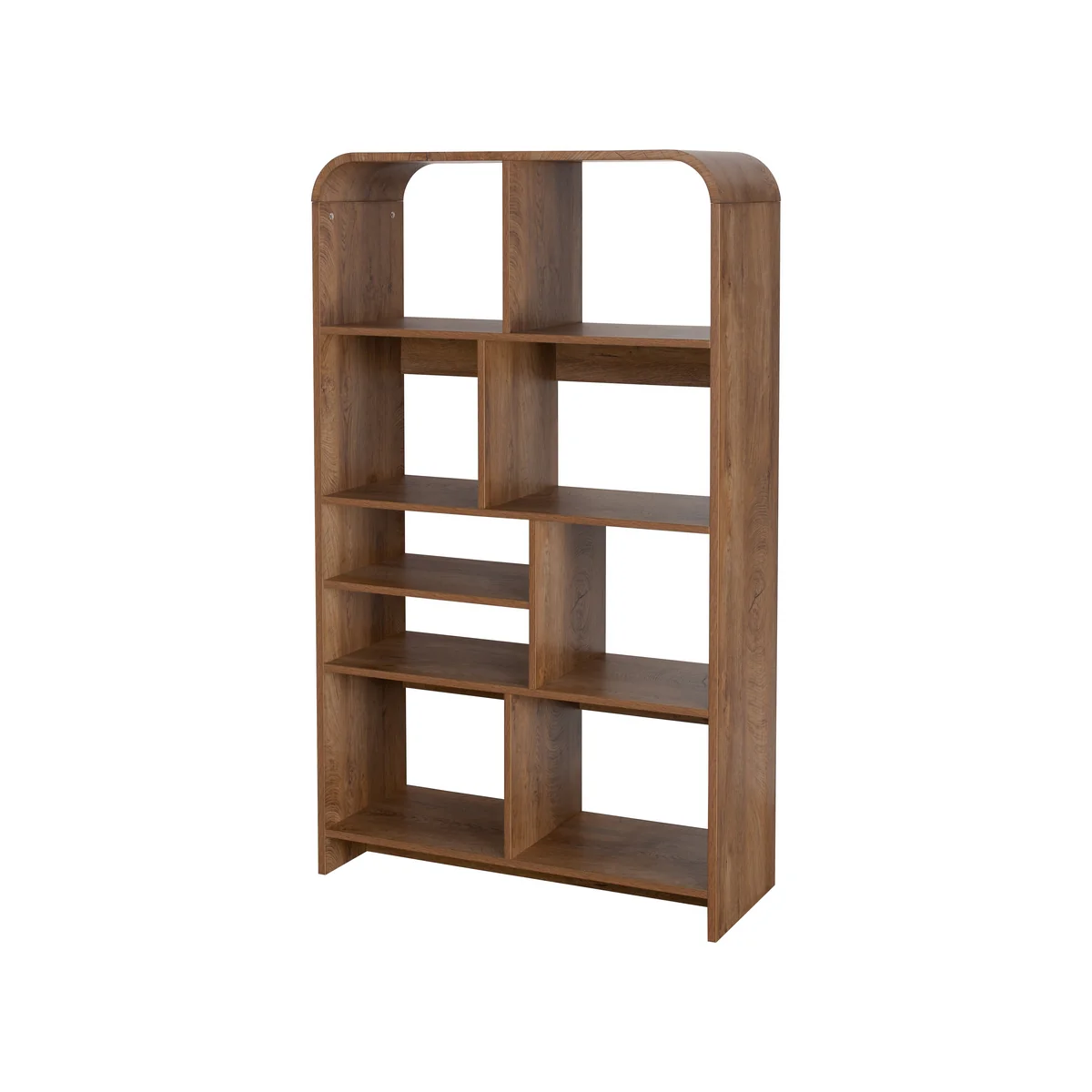 Copenhagen Tall Bookcase Dark Brown 9 Shelves - Image 2