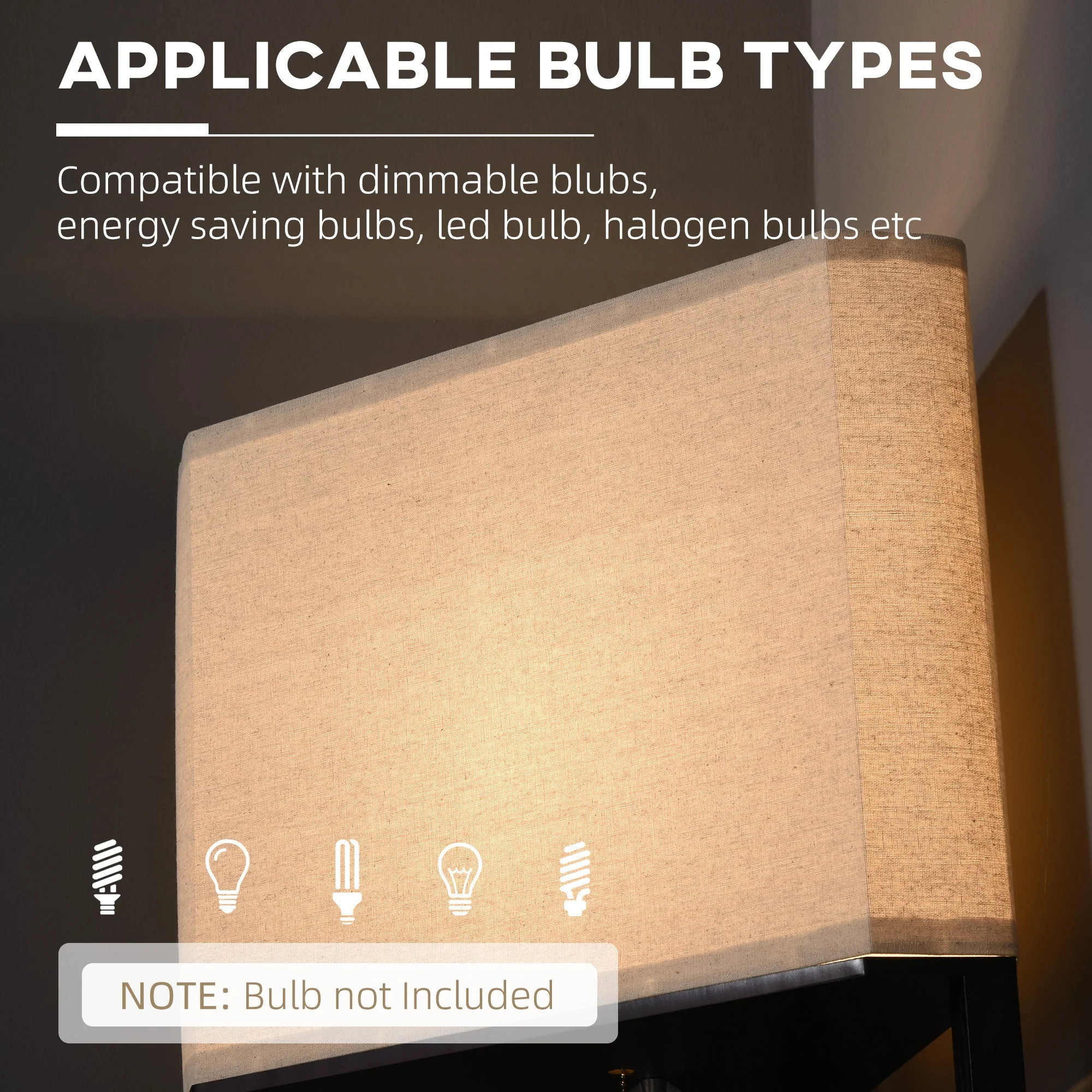 Corner Floor Lamp with Shelves - Image 7