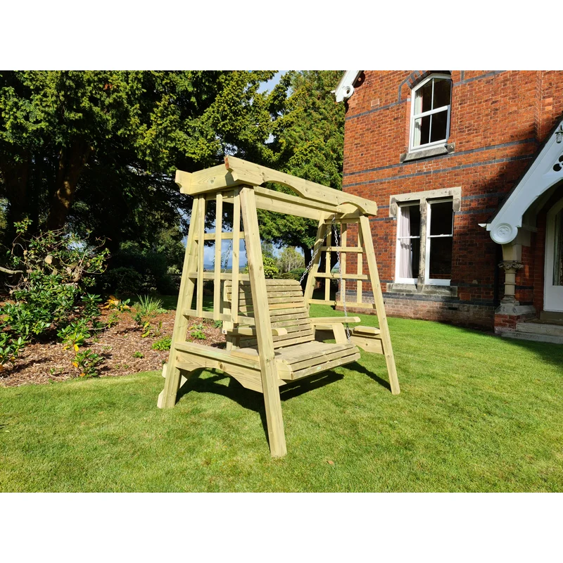 Cottage Garden Swing Seat by Churnet Valley - 2 Seats - Image 3
