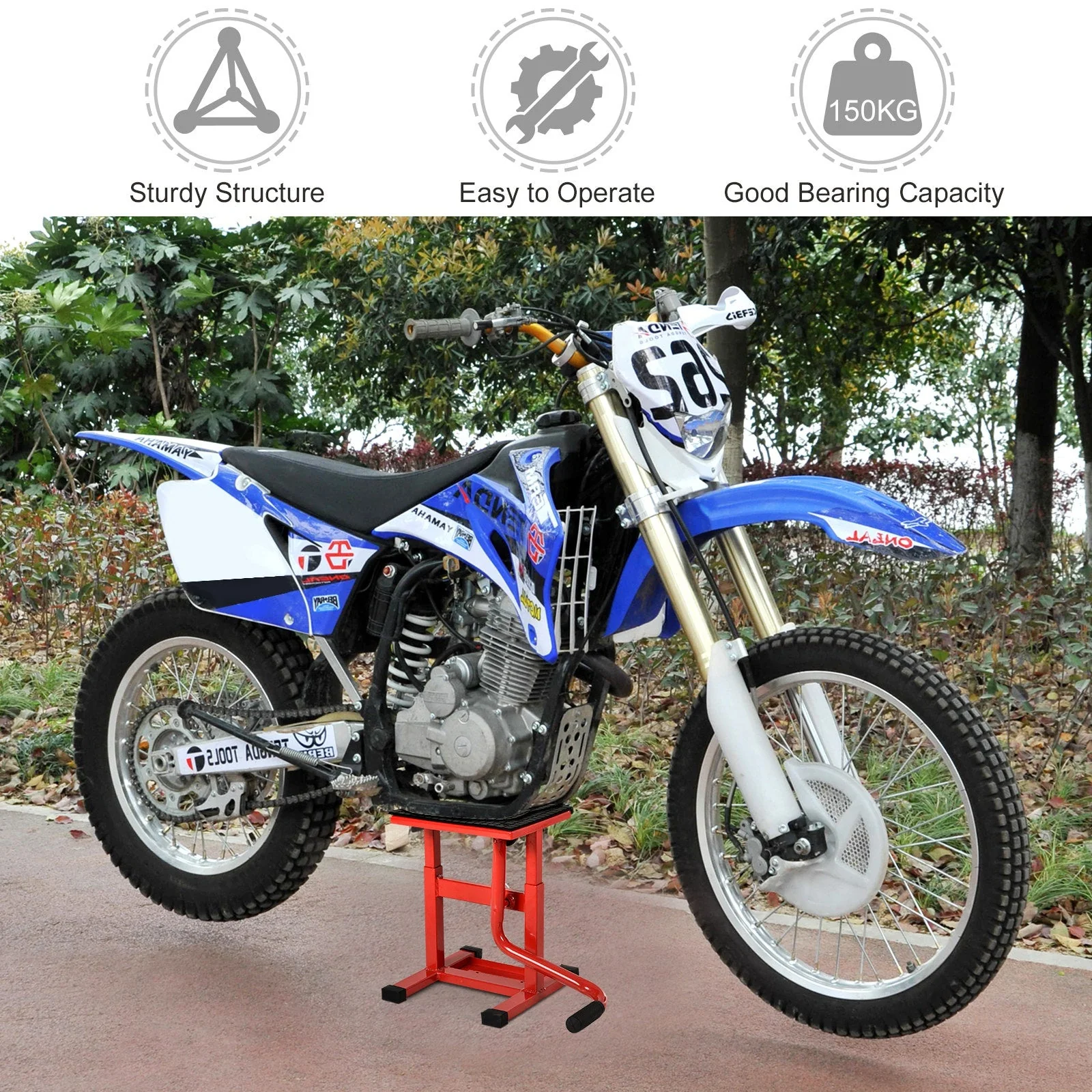 Crank 150kg Moter Cycle Repair Lift Steel by Durhand - Image 4