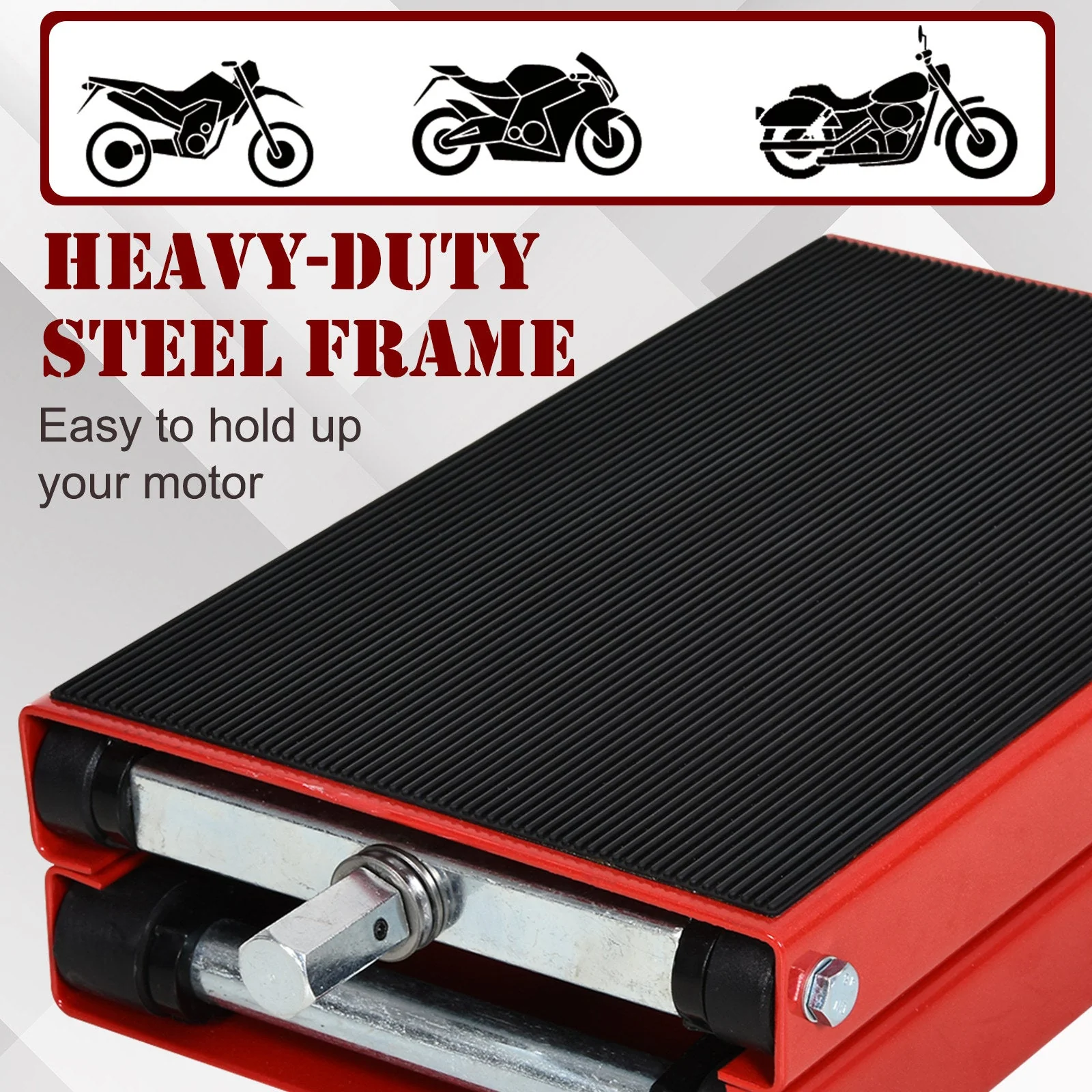 Crank 500kg Moter Cycle Repair Lift Steel by Durhand - Image 6