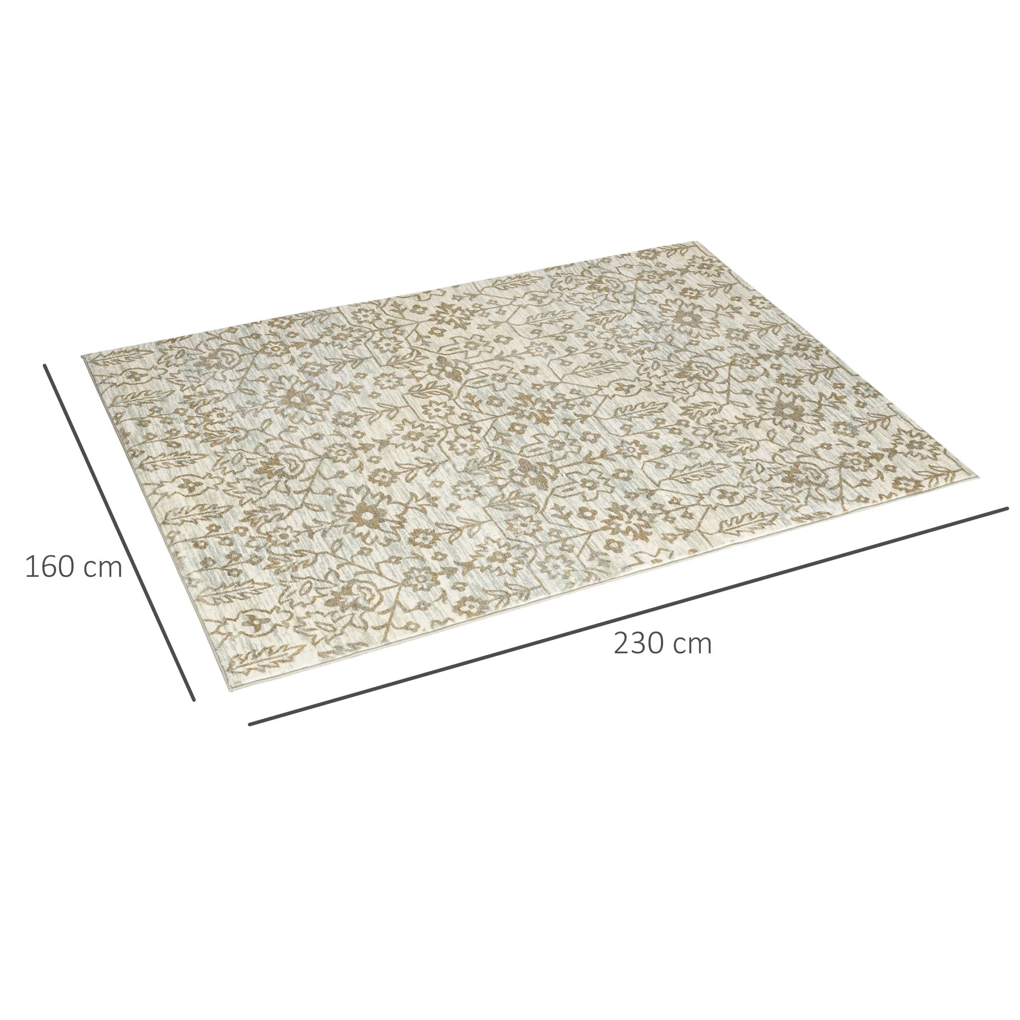 Cream and Green Rug - Image 3