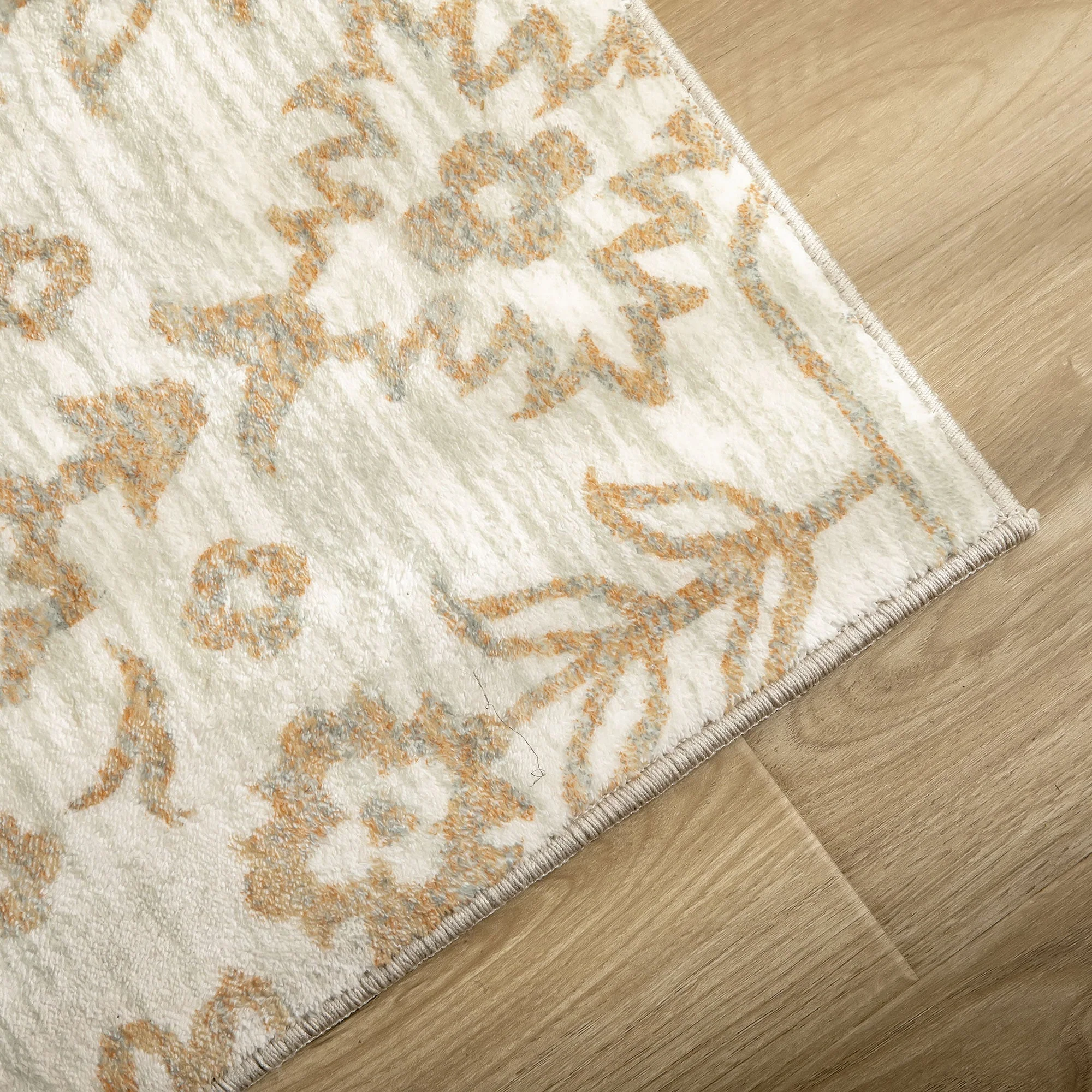 Cream and Green Rug - Image 8