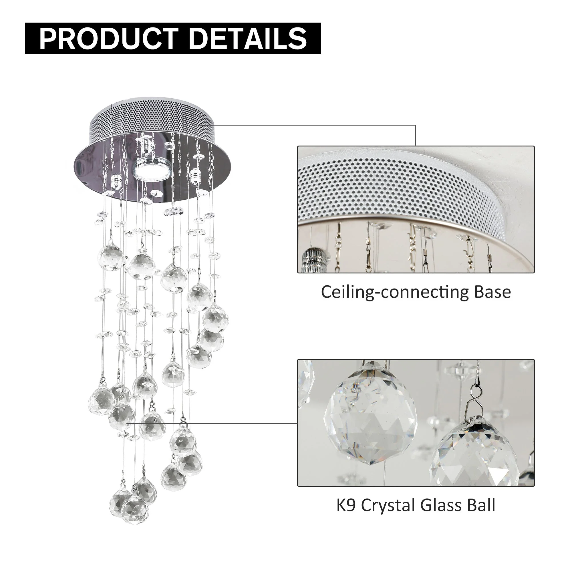 Crystal Ceiling Chandelier - Image 6