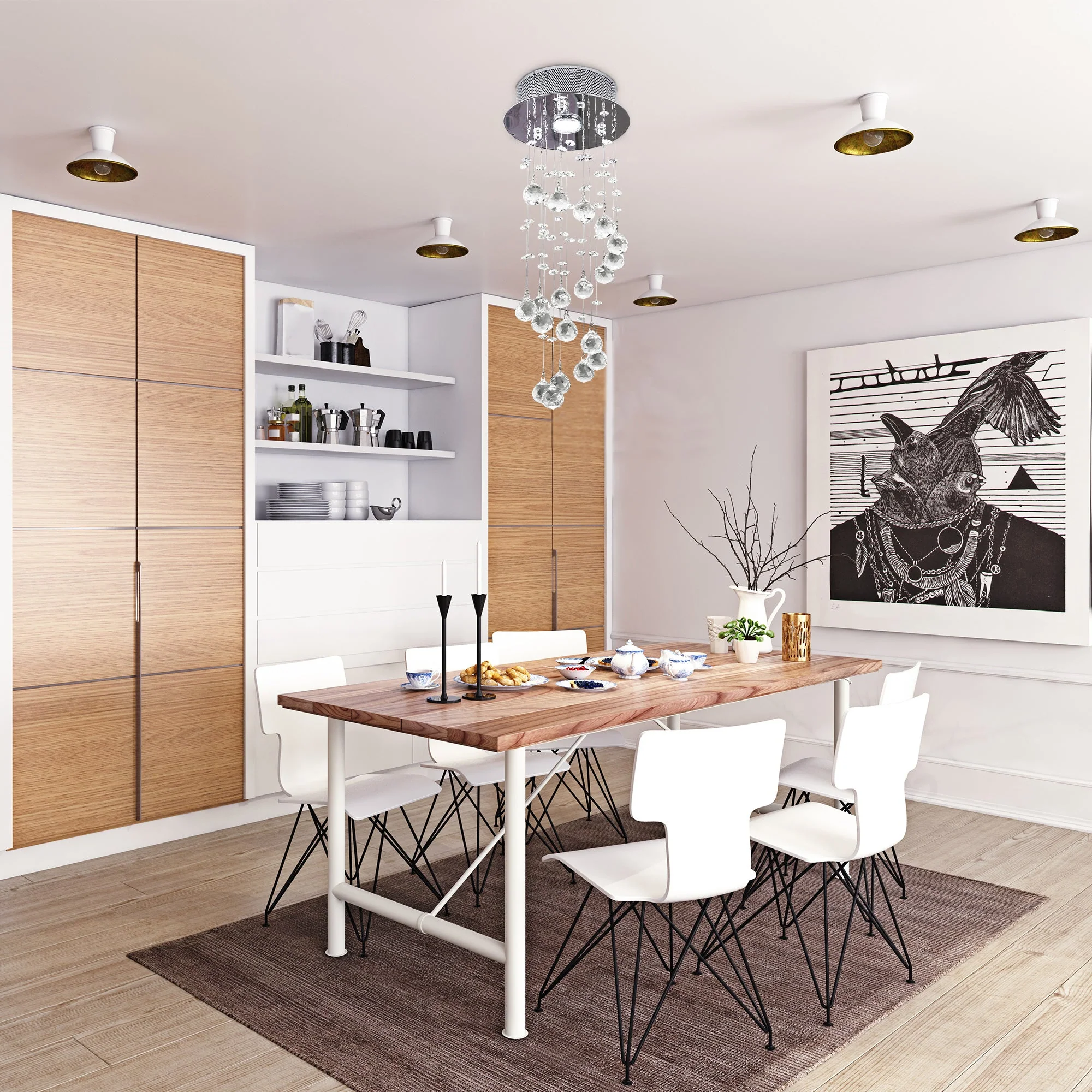 Crystal Ceiling Chandelier - Image 8