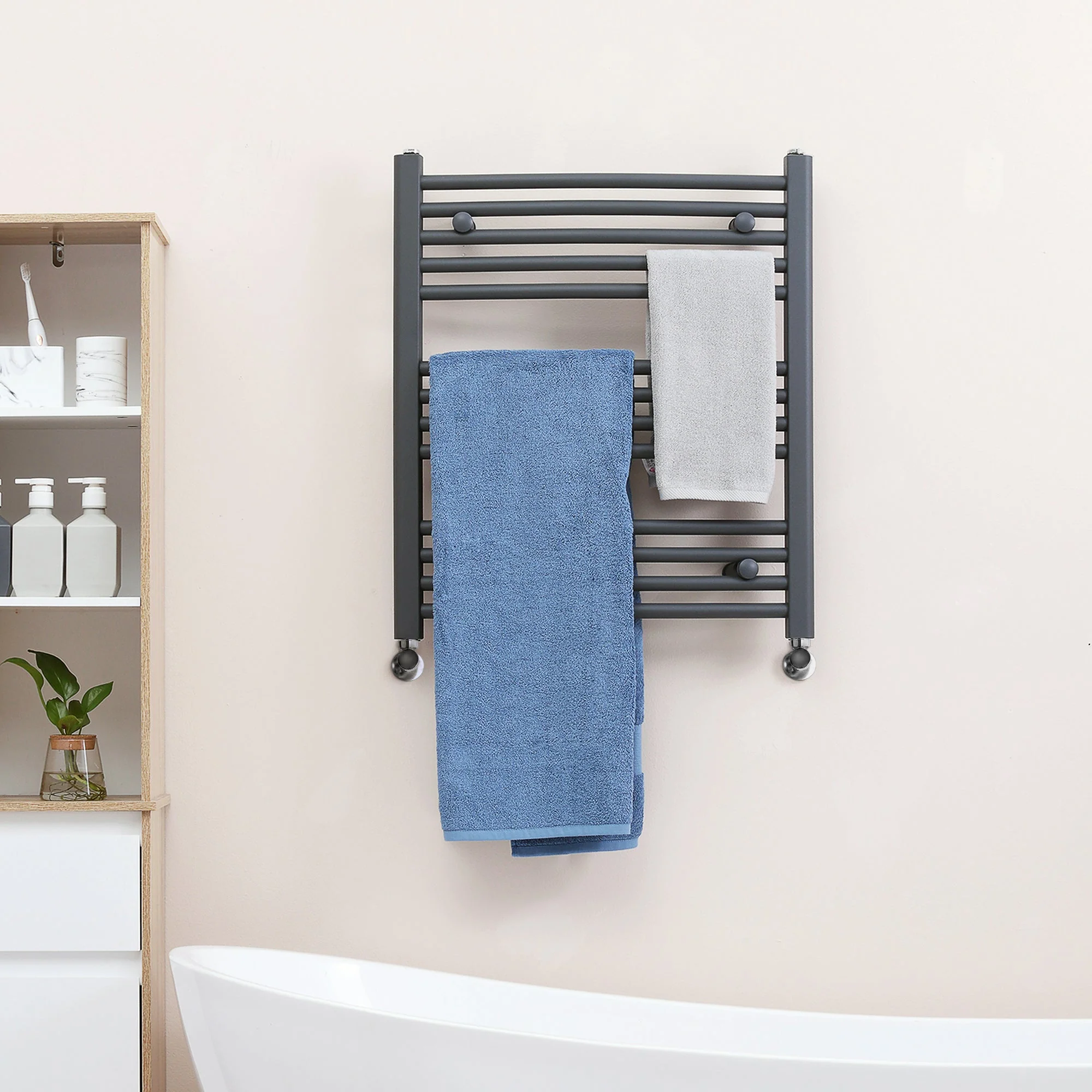 Curved Heated Towel Rail - Image 6