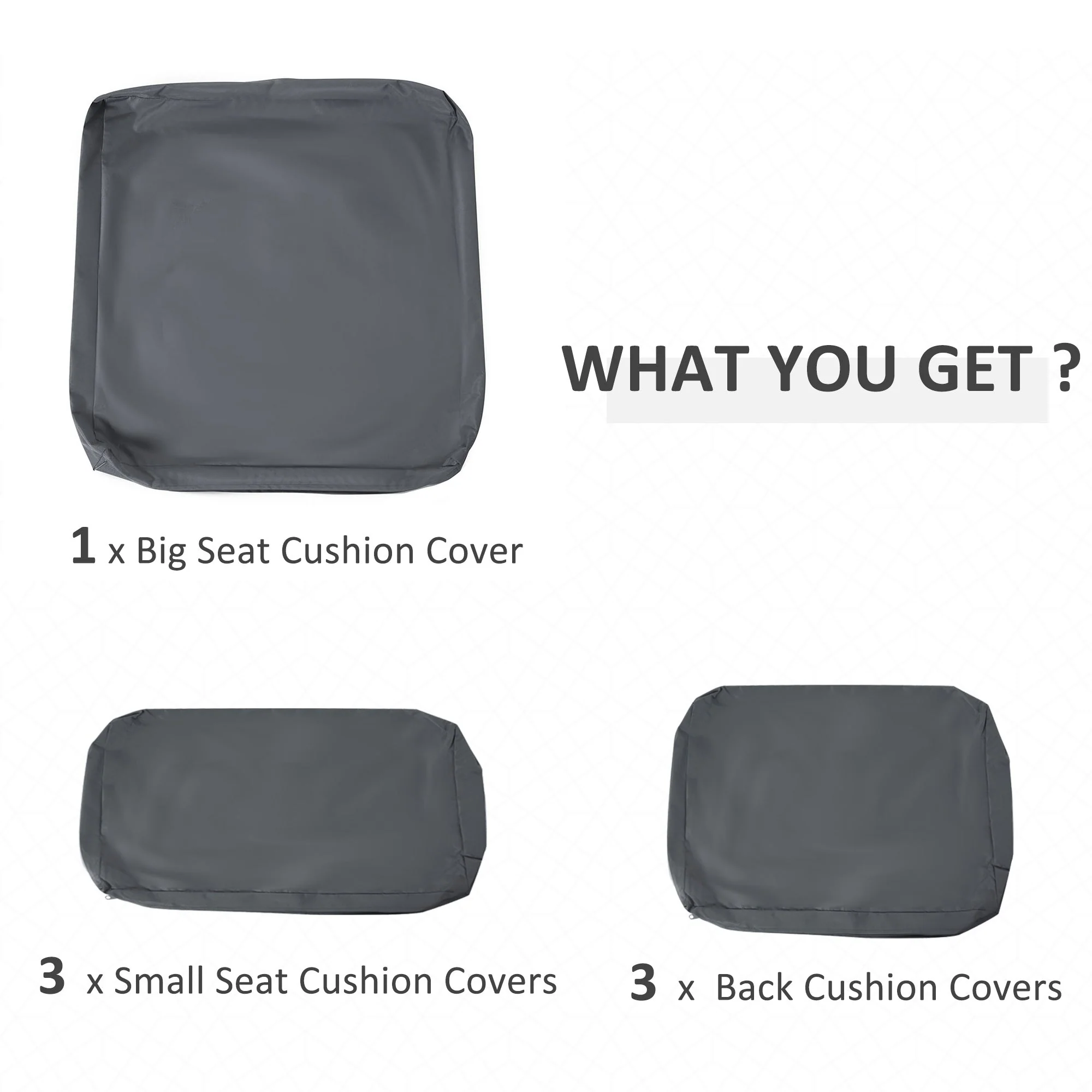 Cushion Cover Replacement Garden Rattan Patio Furniture Seat Cover - Image 4