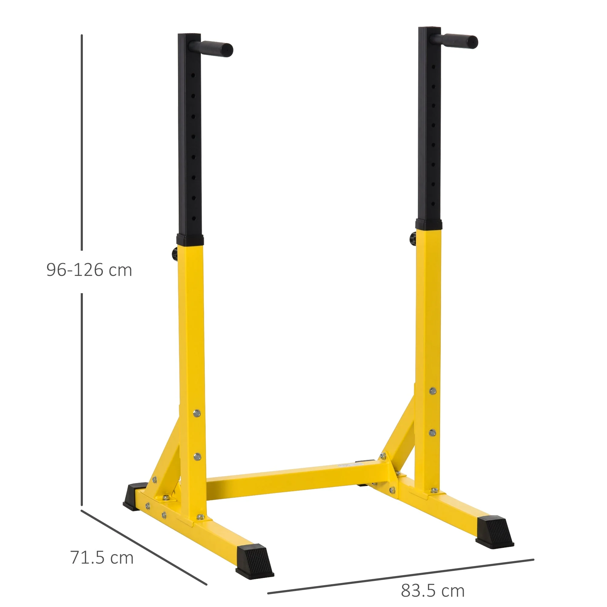 Dip Station Chin Up Parallel Bars Pull Up Power Tower Home Gym Workout Bicep Tricep Fitness Equipment Height Adjustable - Image 3